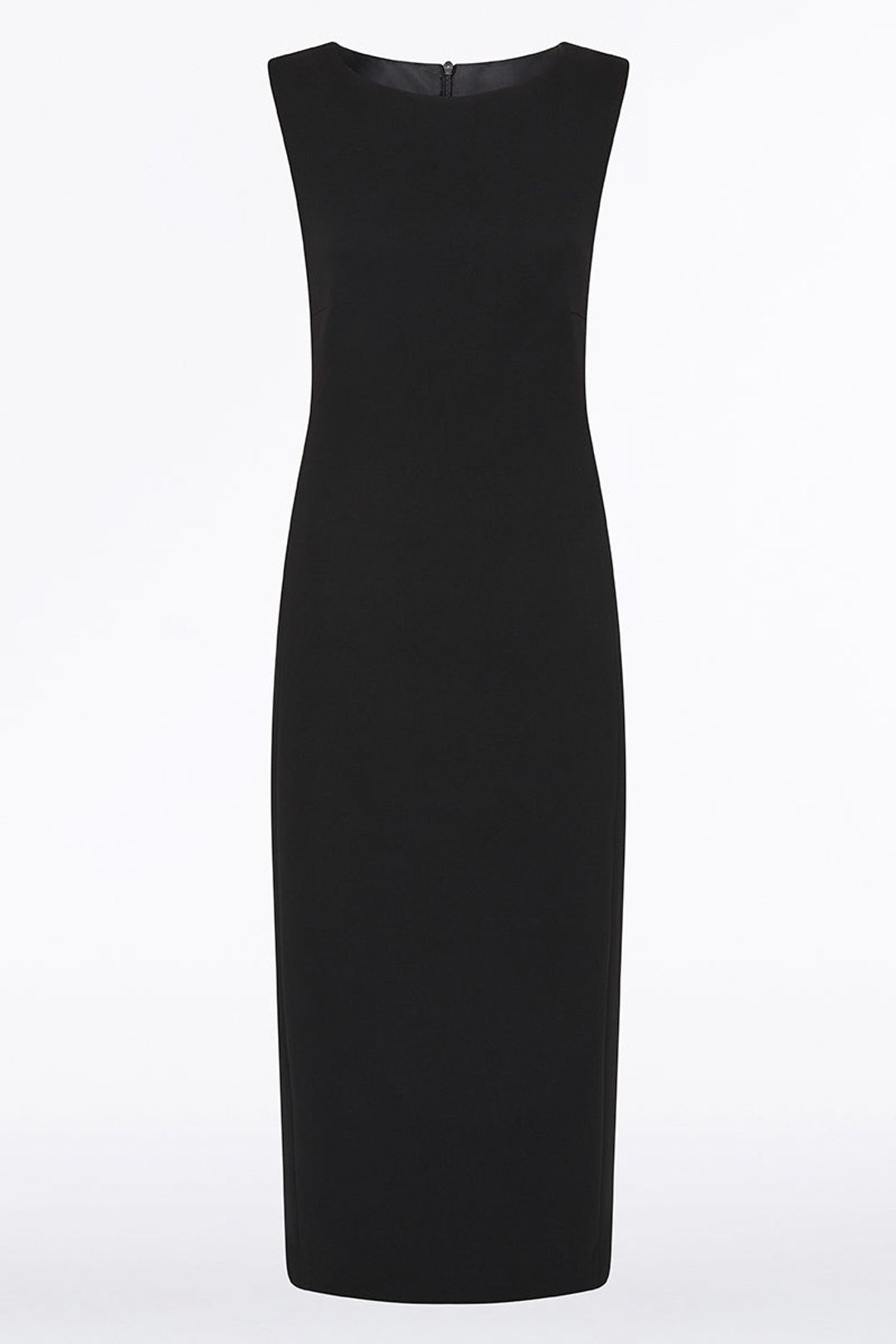 BLACK CREPE SHEATH DRESS #5