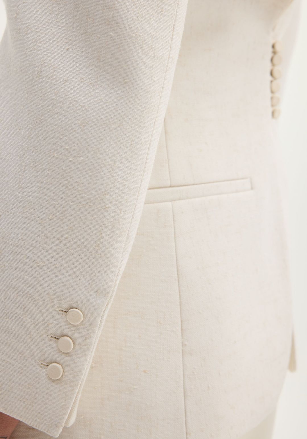 Reversed blazer | winter white #6
