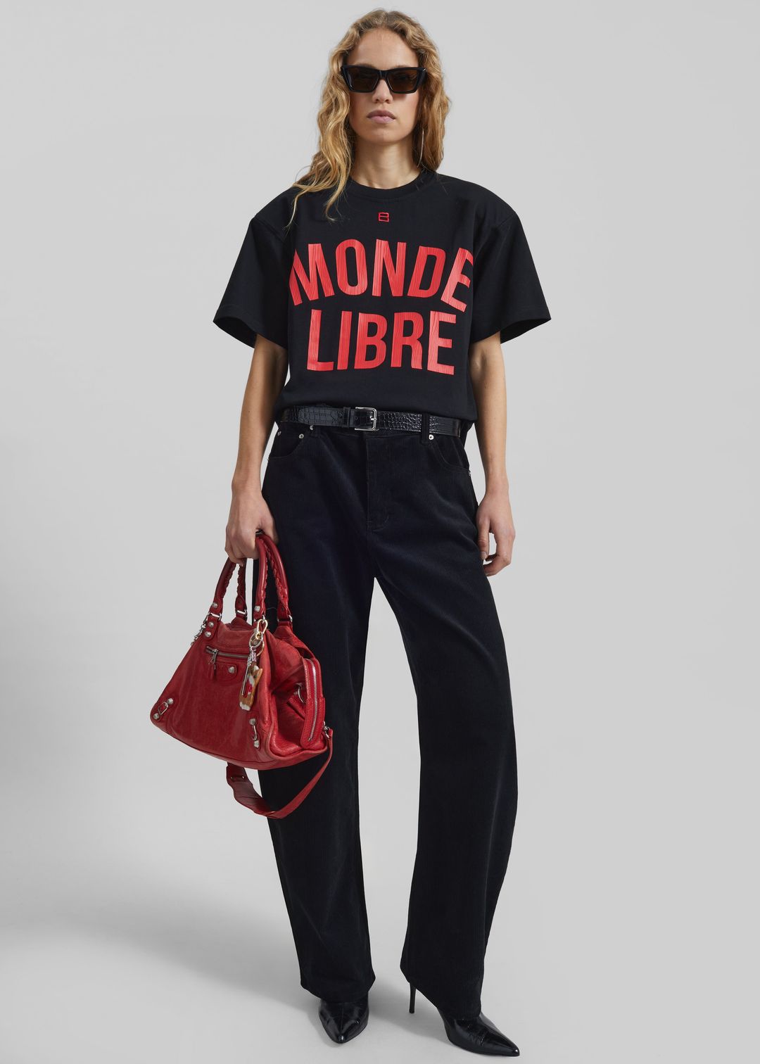 Pieces Uniques Monde Libre T-Shirt - Black