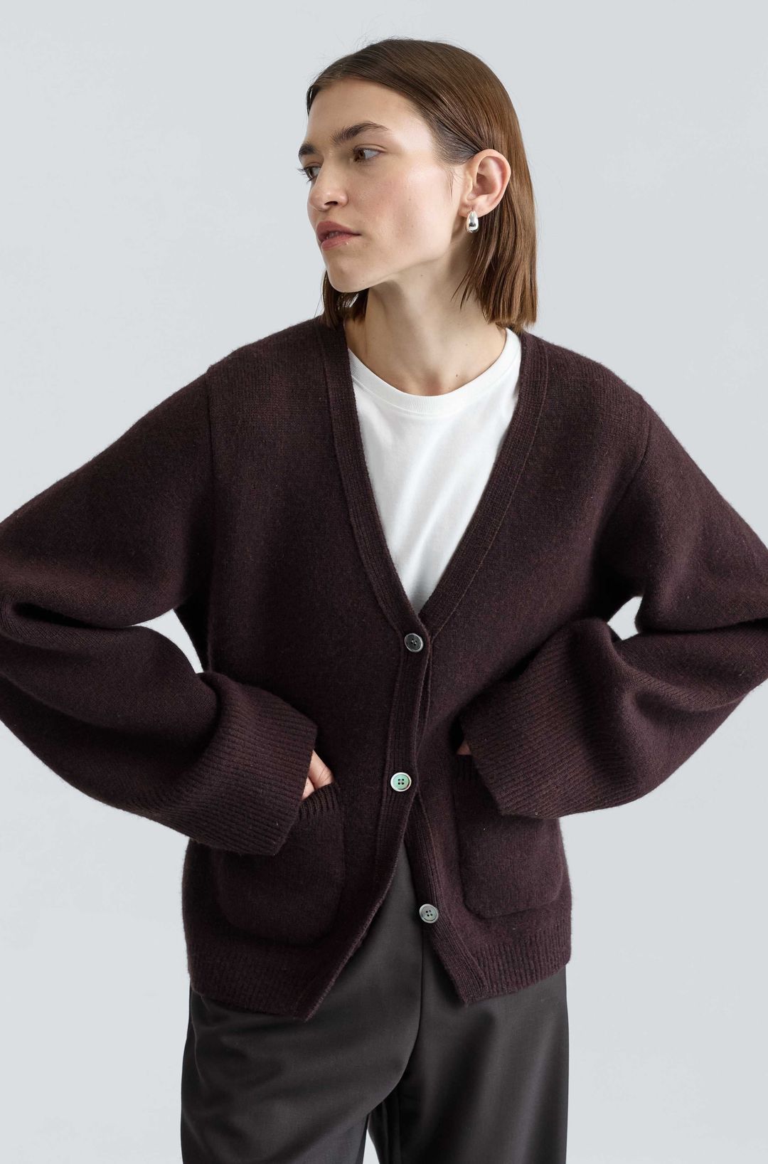 V Neck Cardigan #4