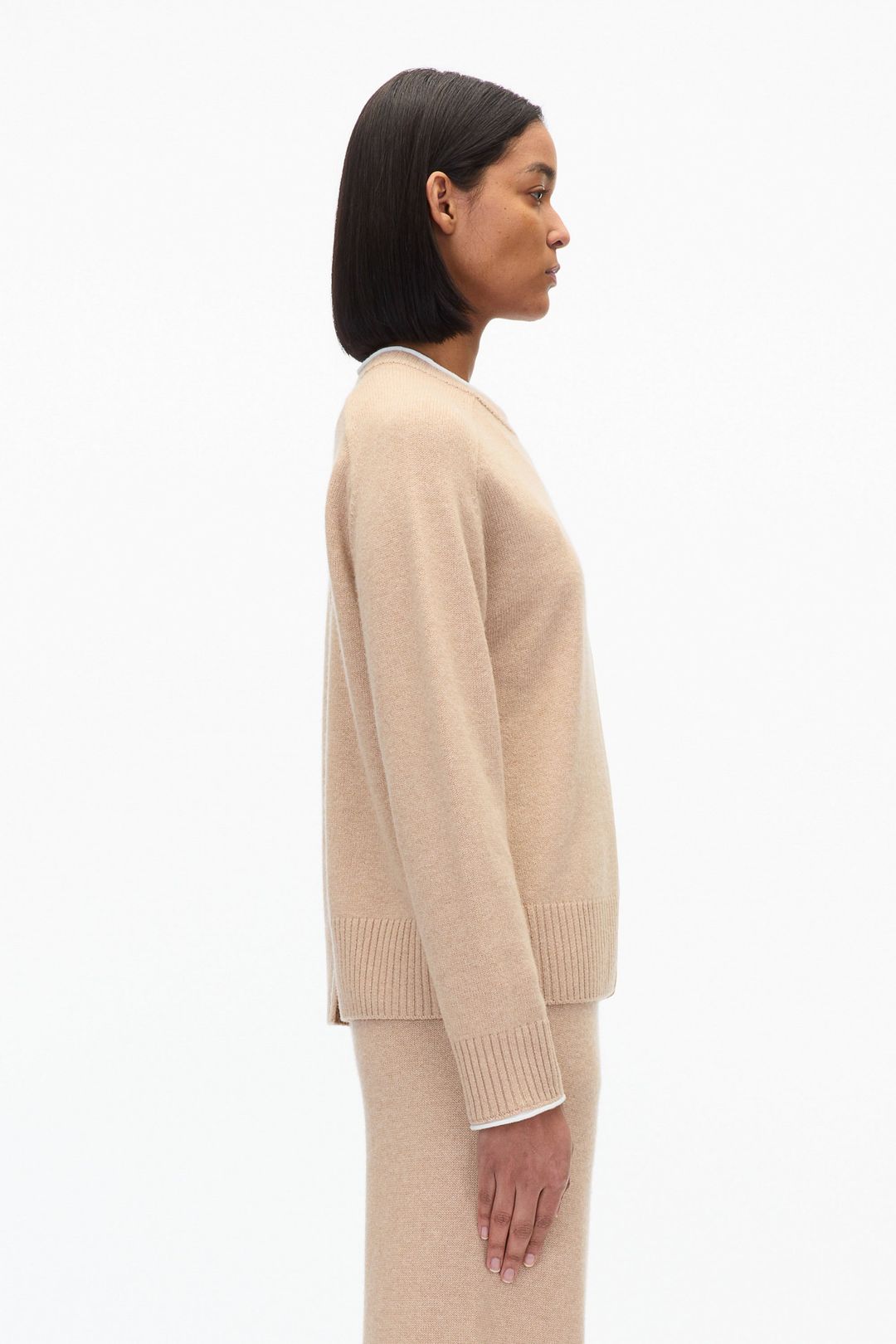 Relaxed Crewneck w Contrast Trims #3