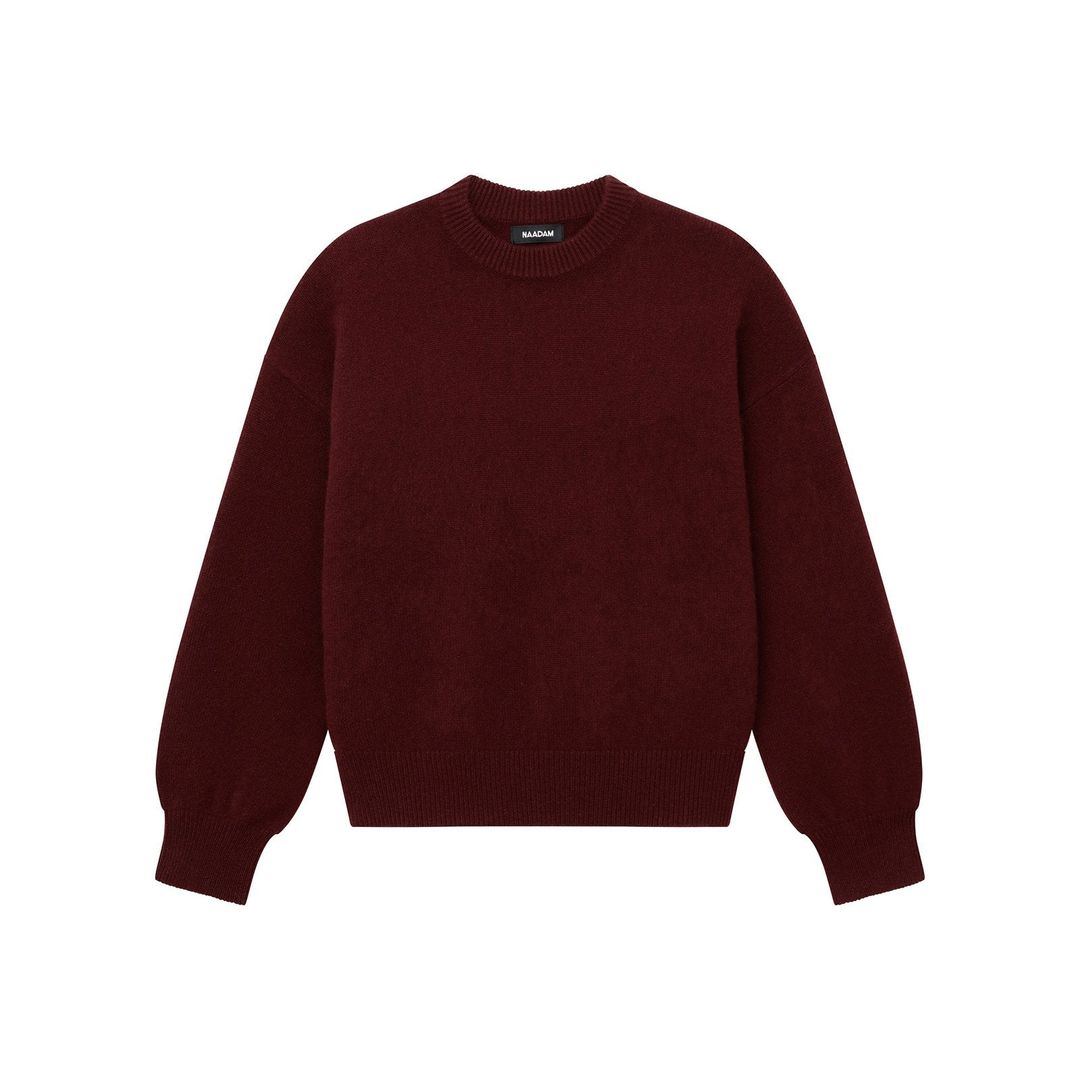 Cashmere Snowflake Crewneck Sweater #17