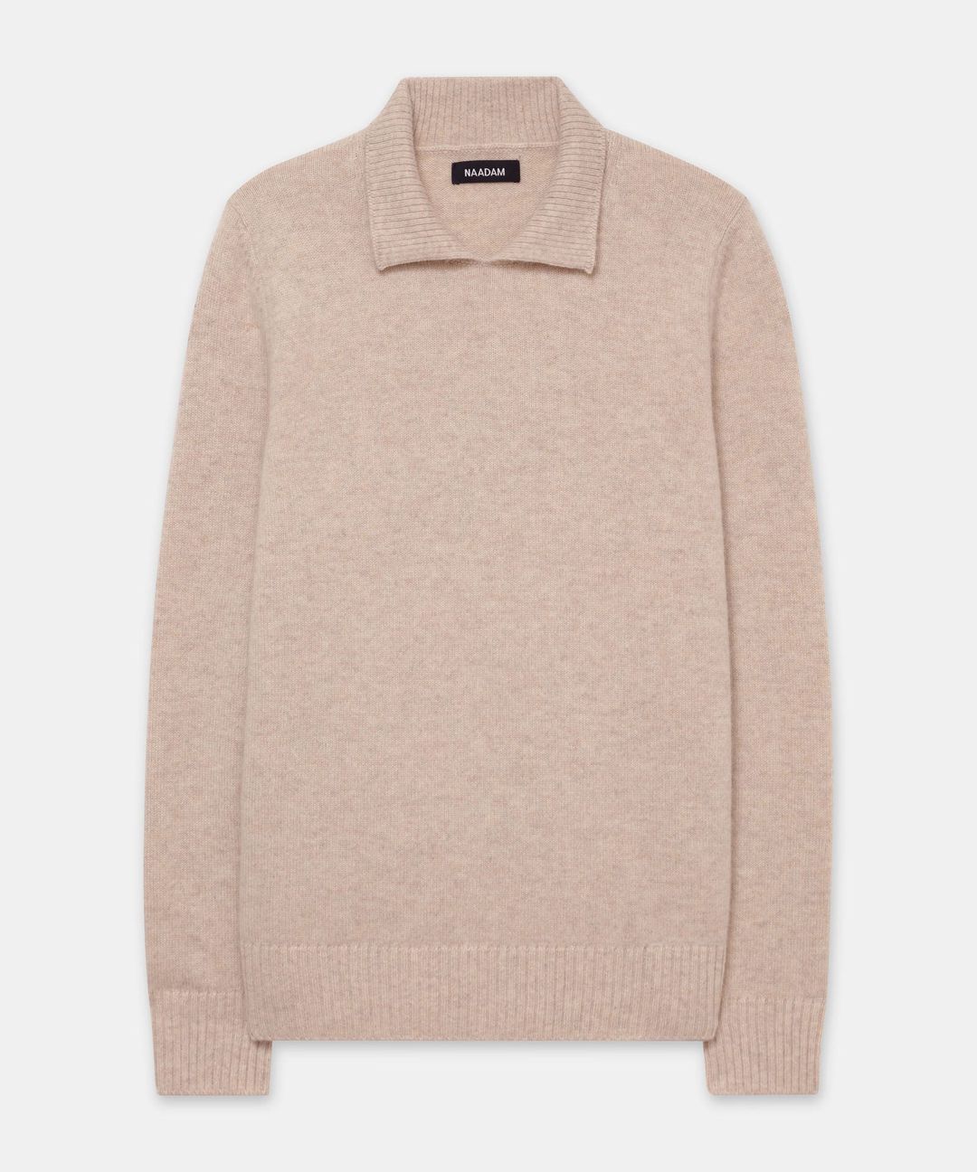Luxe Cashmere Collared Crewneck Sweater #11