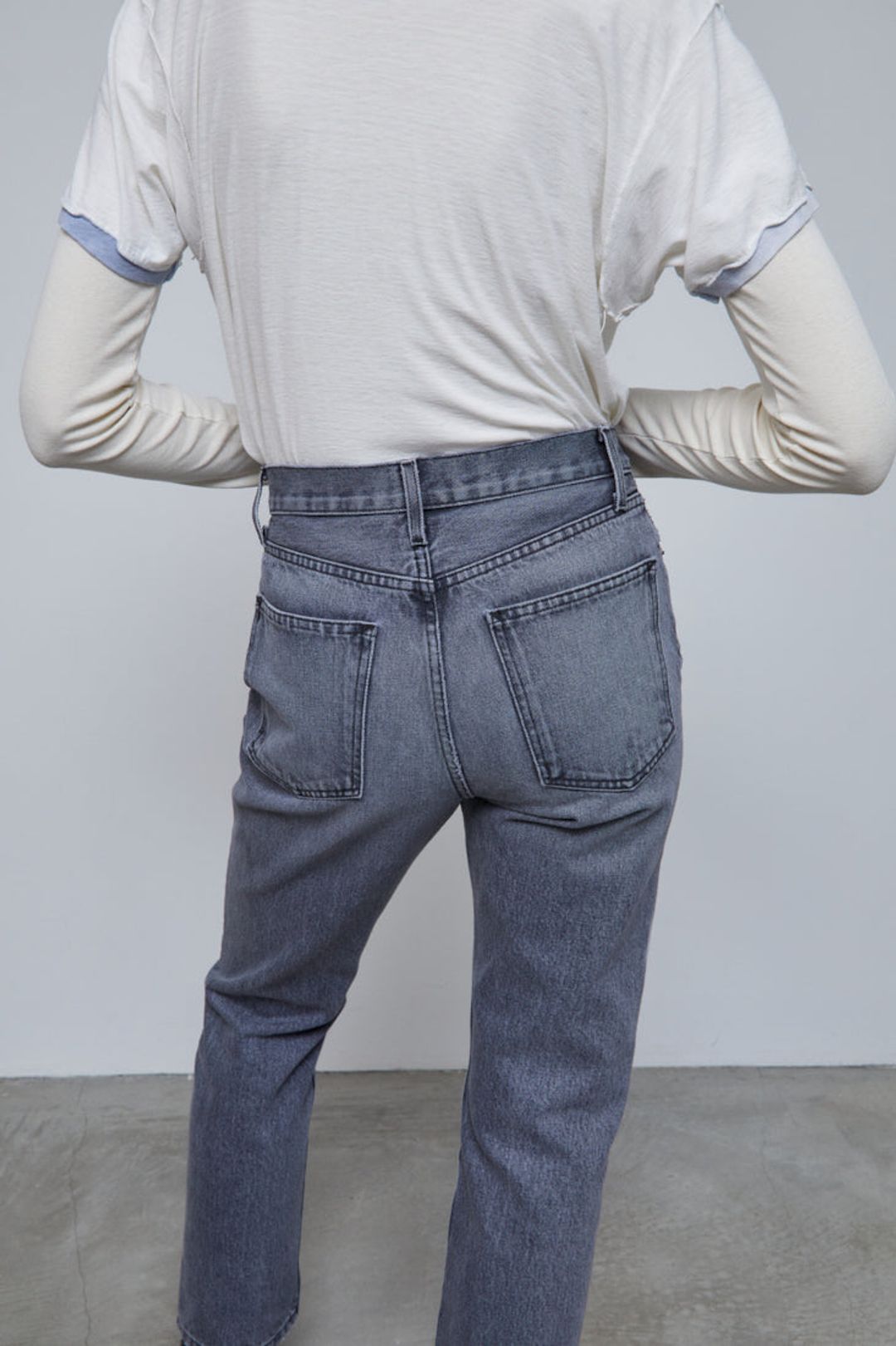 Arts Straight Jean Tracing Grey #4