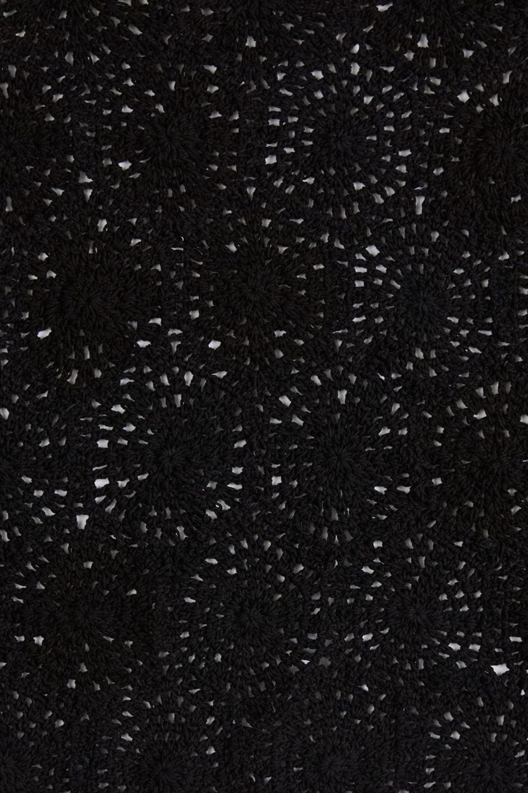 Alejandreas Handmade Crochet Vest Black #9