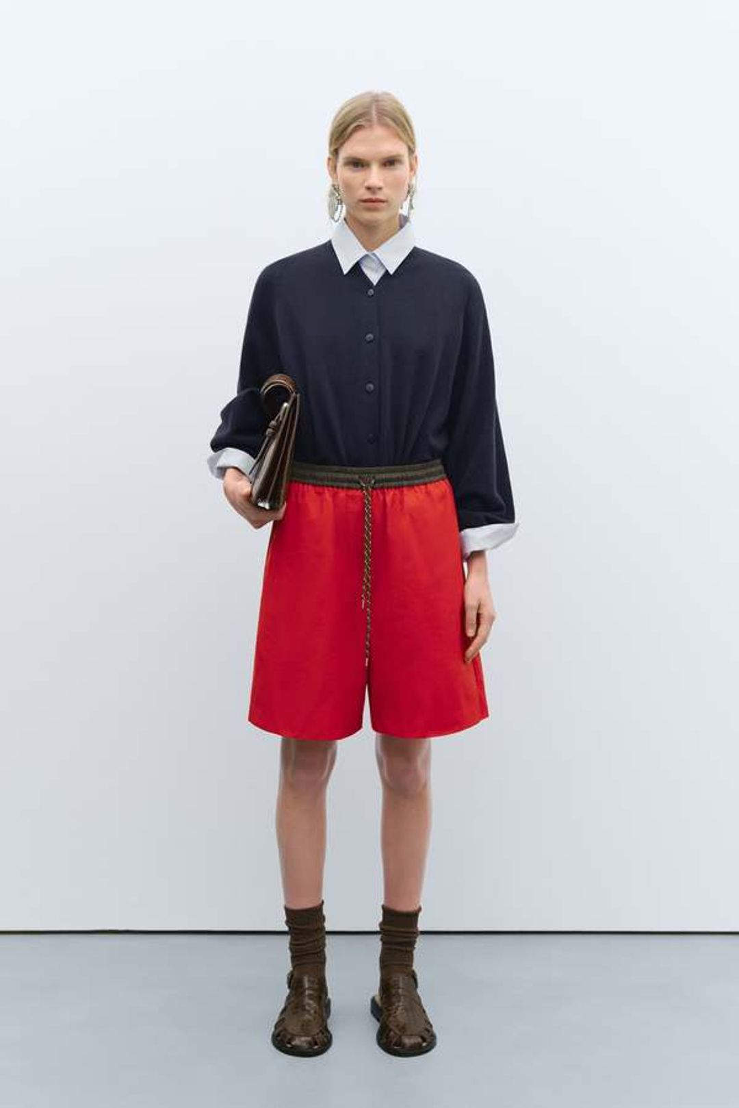 Sailing Bermuda Shorts - Red on Garmentory
