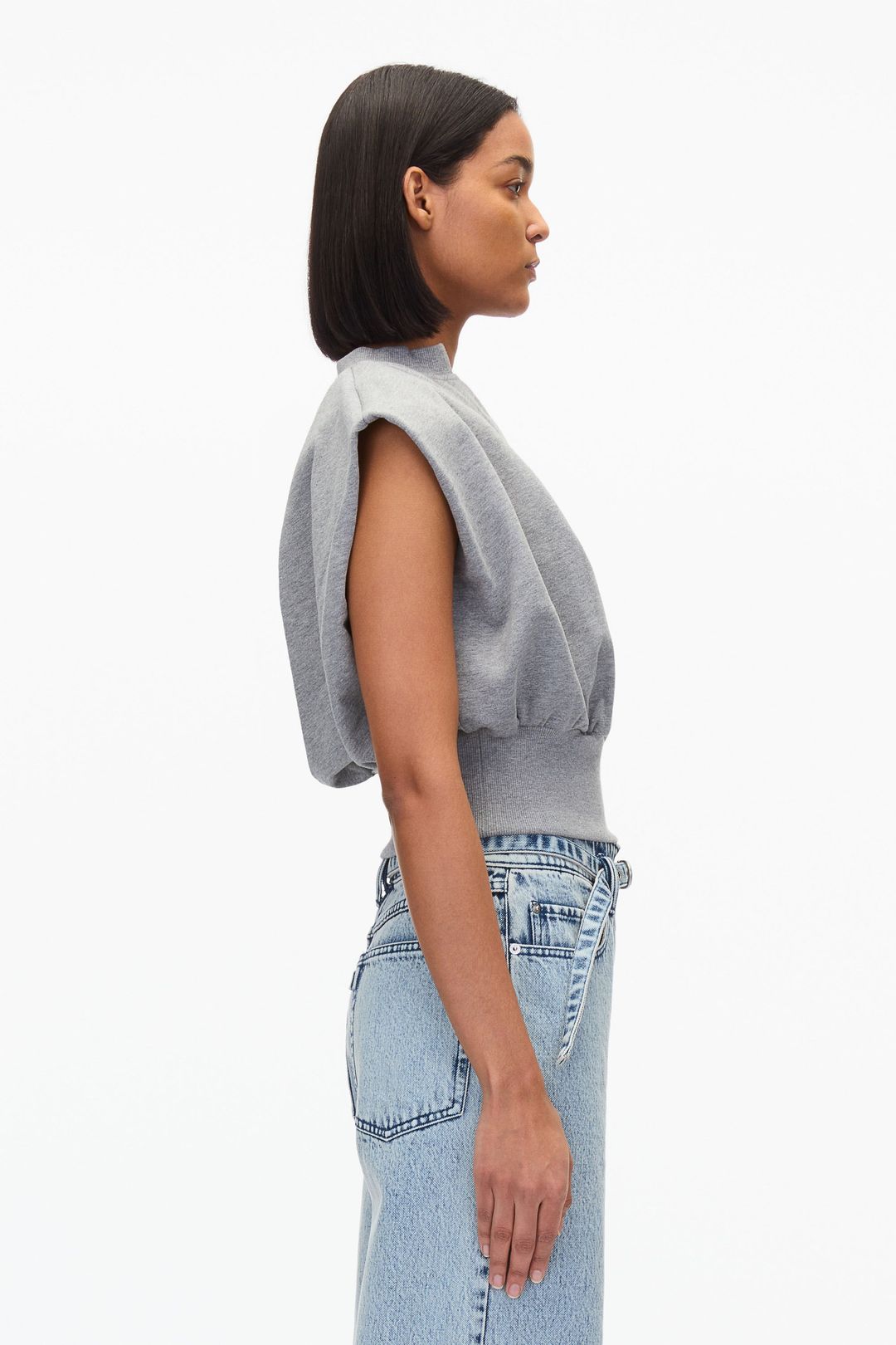 Sleeveless French Terry Top #3
