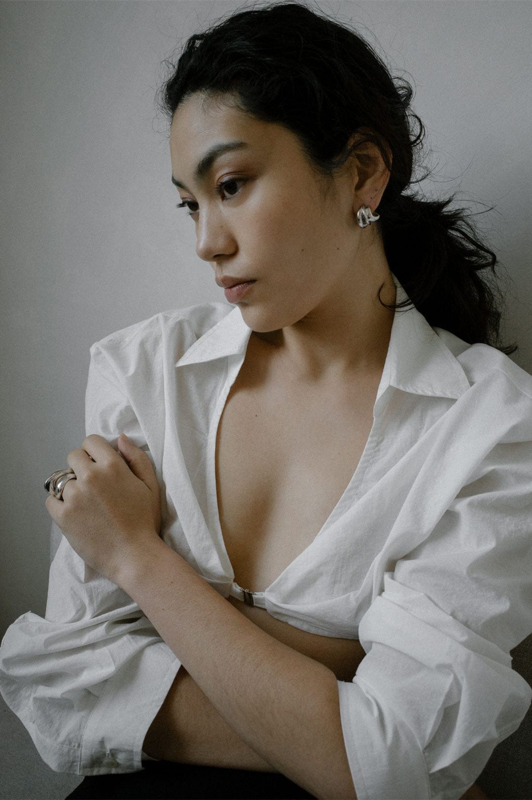 Post‐Capital - Platinum Plated Ring #5