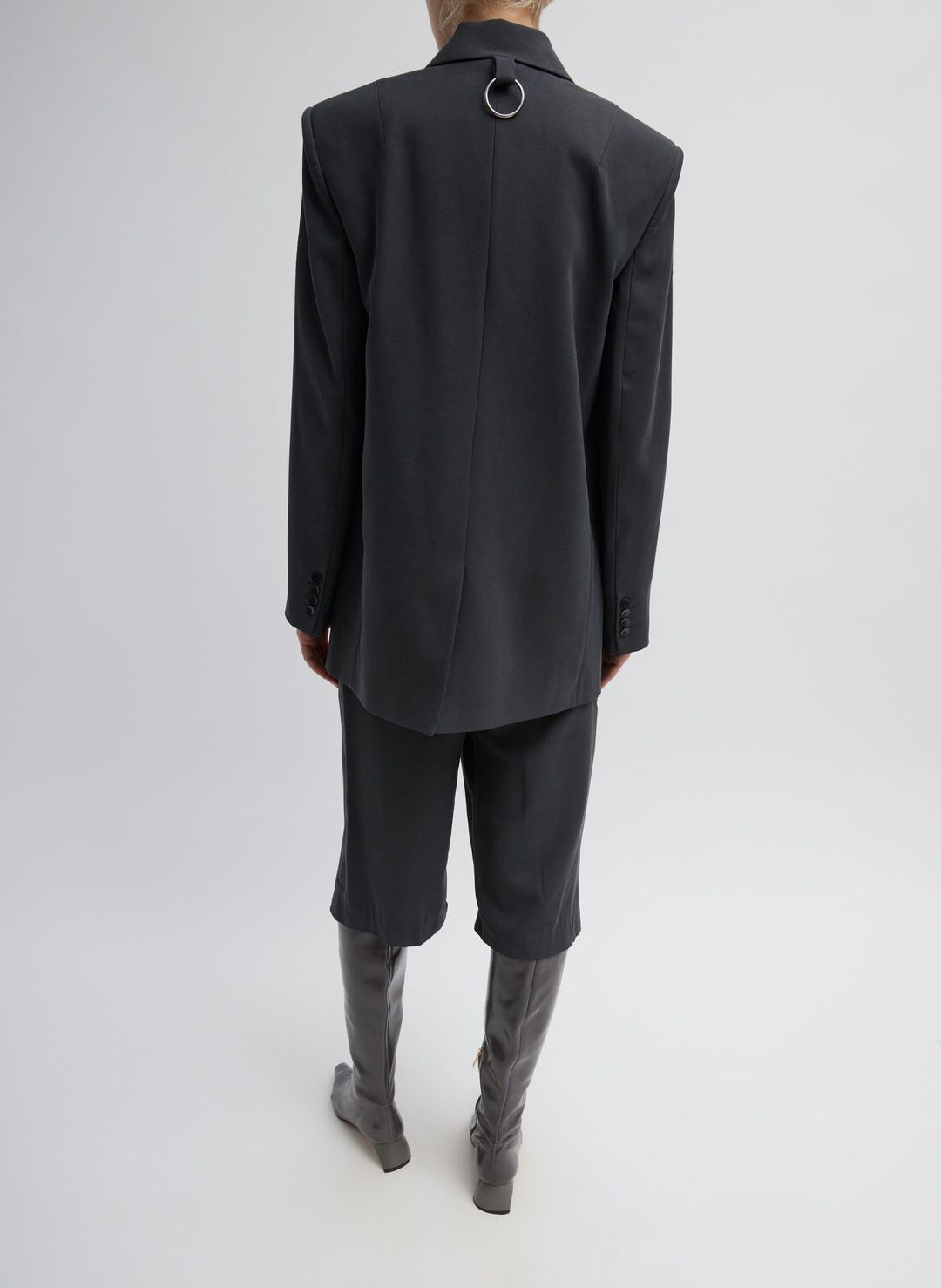 Fluid Suiting Double Breasted Blazer #6