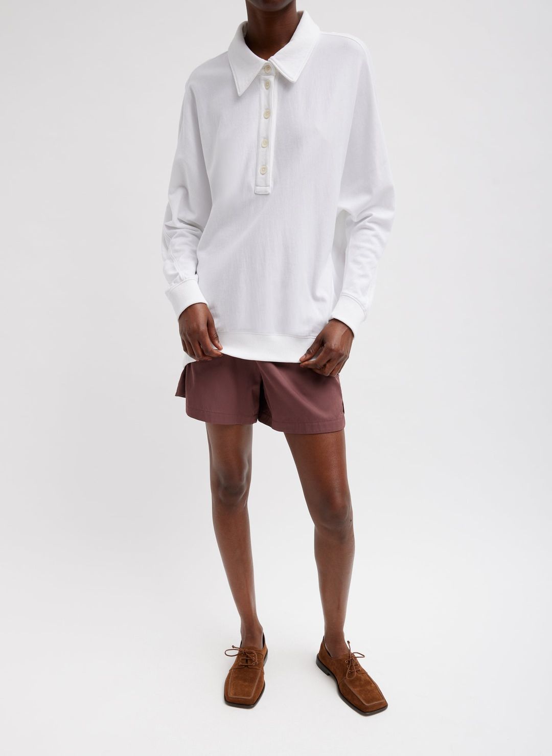 Summer Sweatshirting Polo Collar Sweatshirt #2