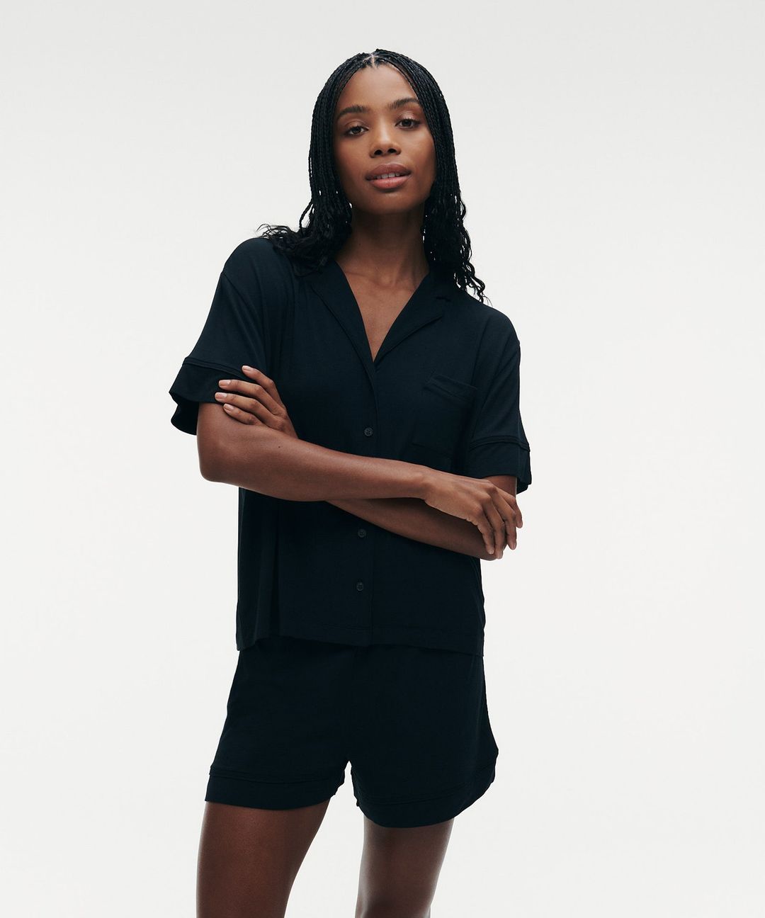 Women's Short Sleeve Pajama Set