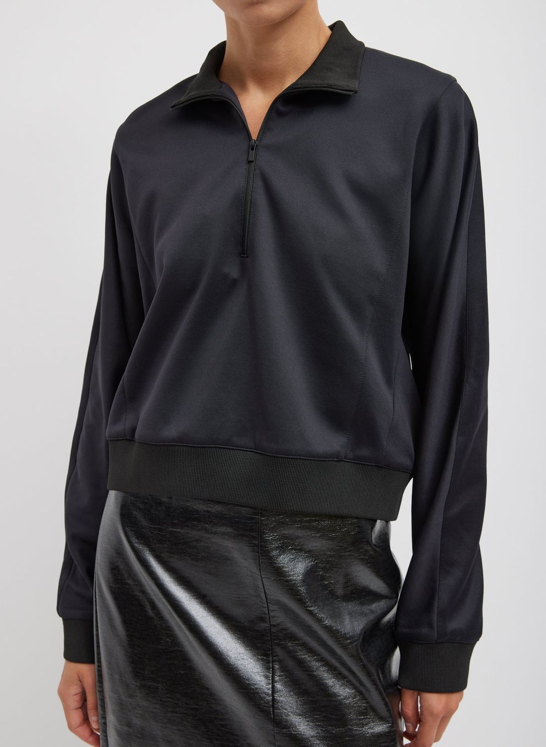 Active Knit Cropped Sweatshirt #6