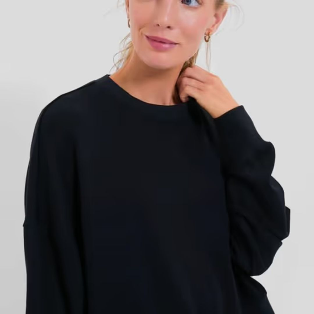 SPORT Black Cropped Oliver Pullover #2