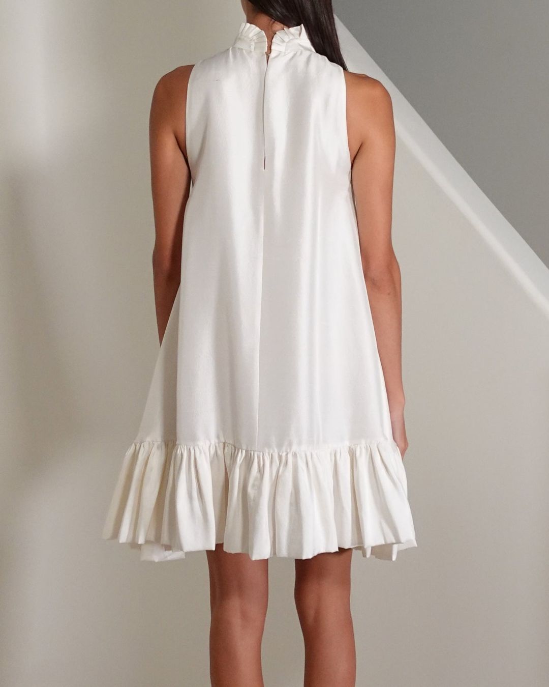 Alcott Raw Silk Mini Dress #5