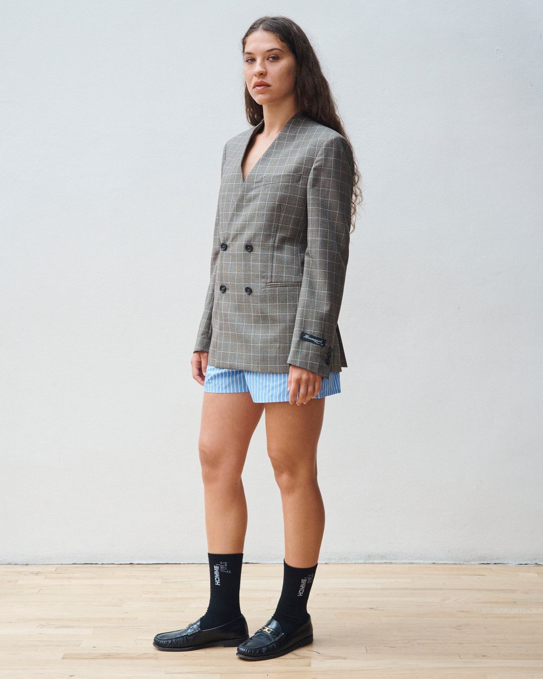 Collarless Blazer #7
