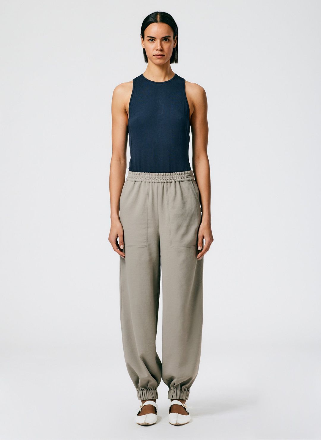 Chalky Drape Plashet Jogger - Long #2
