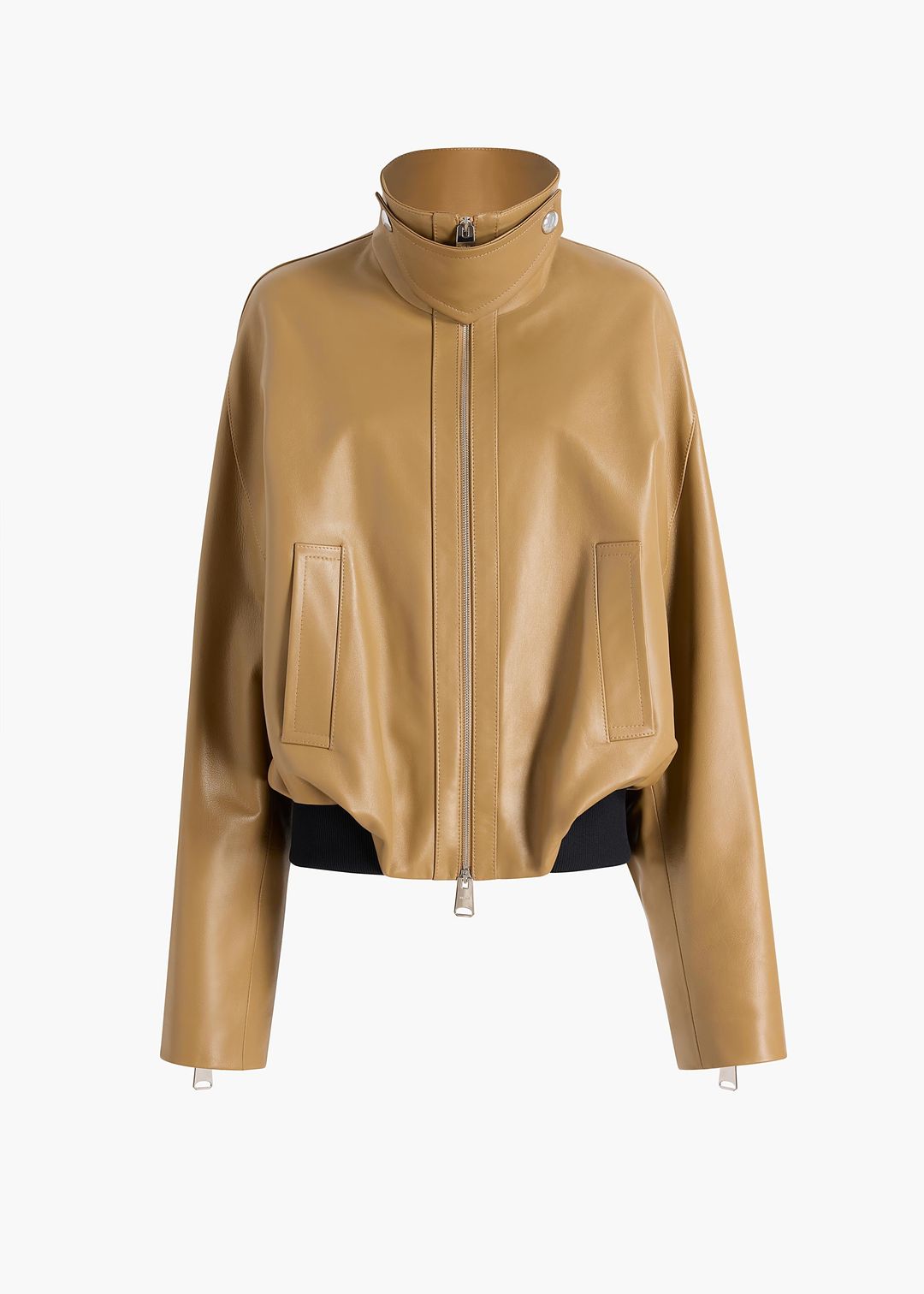 Hamett Jacket in Gold Ochre Leather