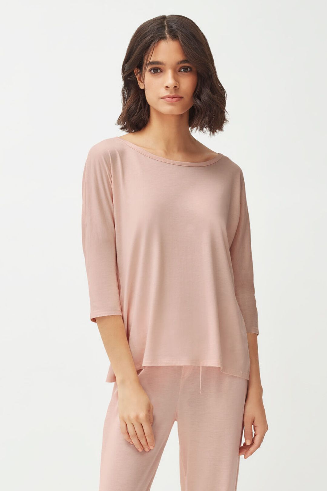 Organic Pima Drape-Back Top #18