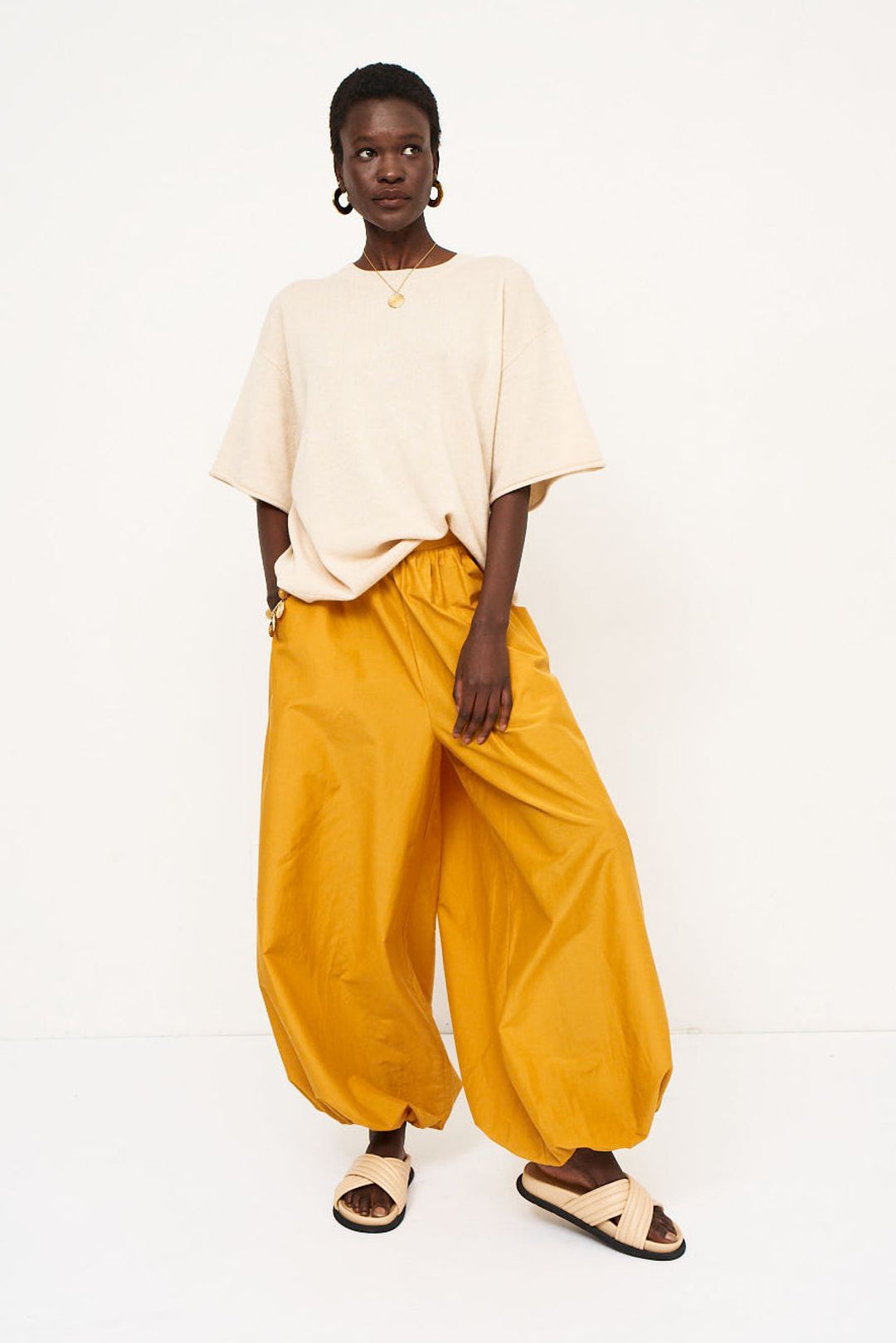 The Balloon Pant in Turmeric #4