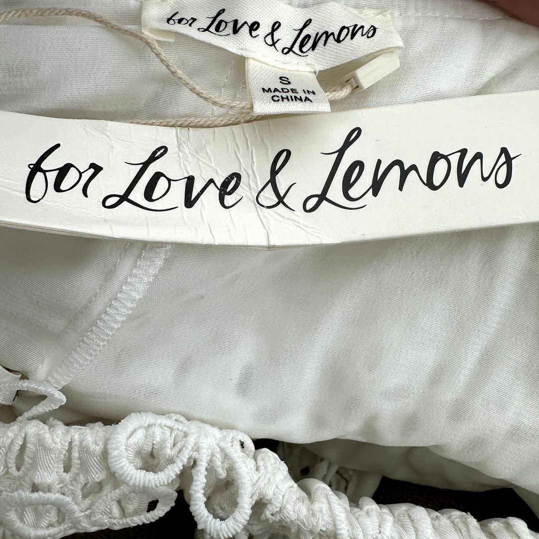 For Love and Lemons White Cassie Dress #3