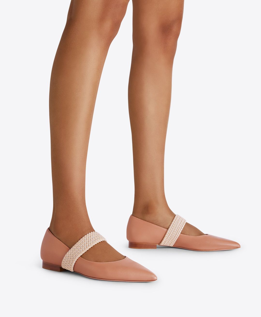 Melanie Flat - Sepia Leather Flat Pumps #5