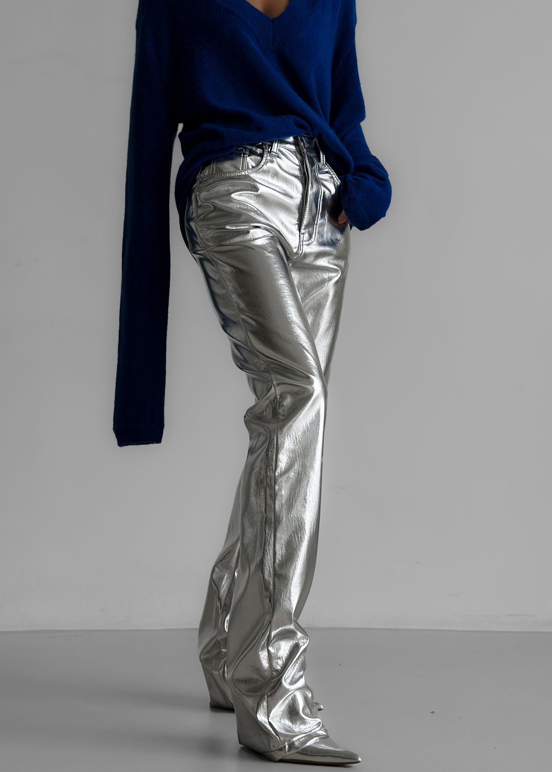 Jesse Aluminium Pants - Silver #9
