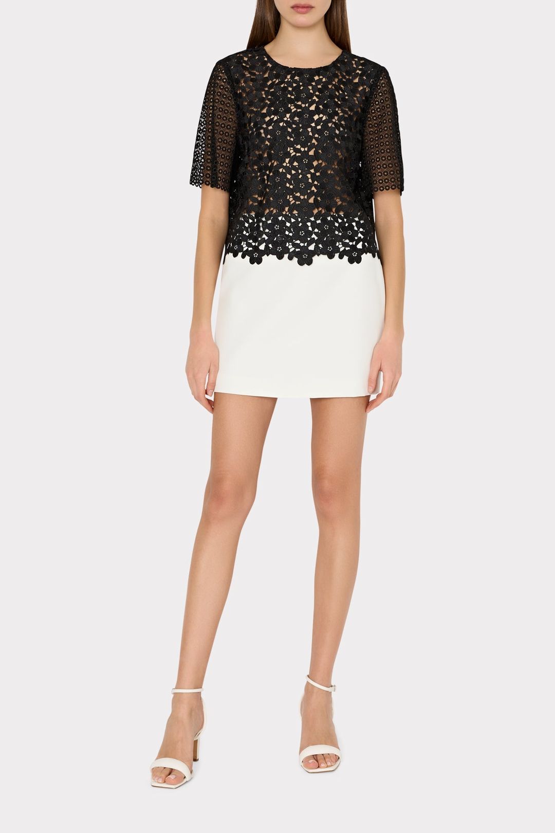 Floral Geo Combo Lace Top