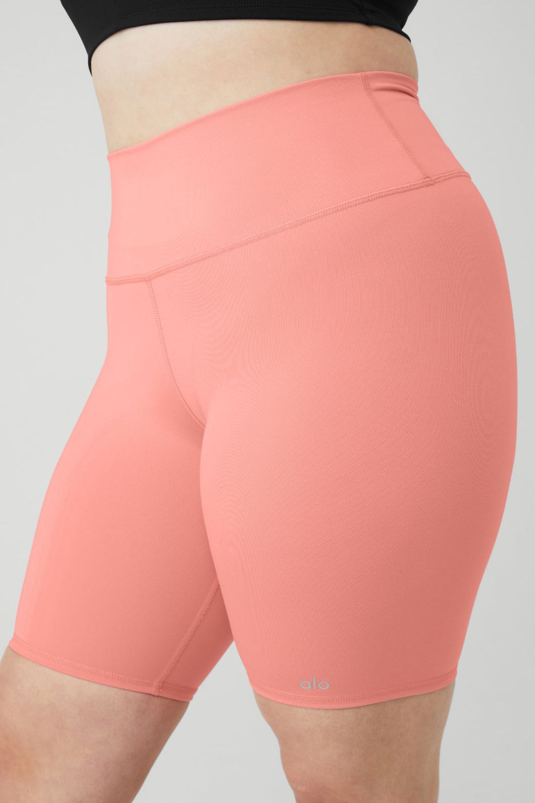 7" High-Waist Biker Short - Strawberry Lemonade #8