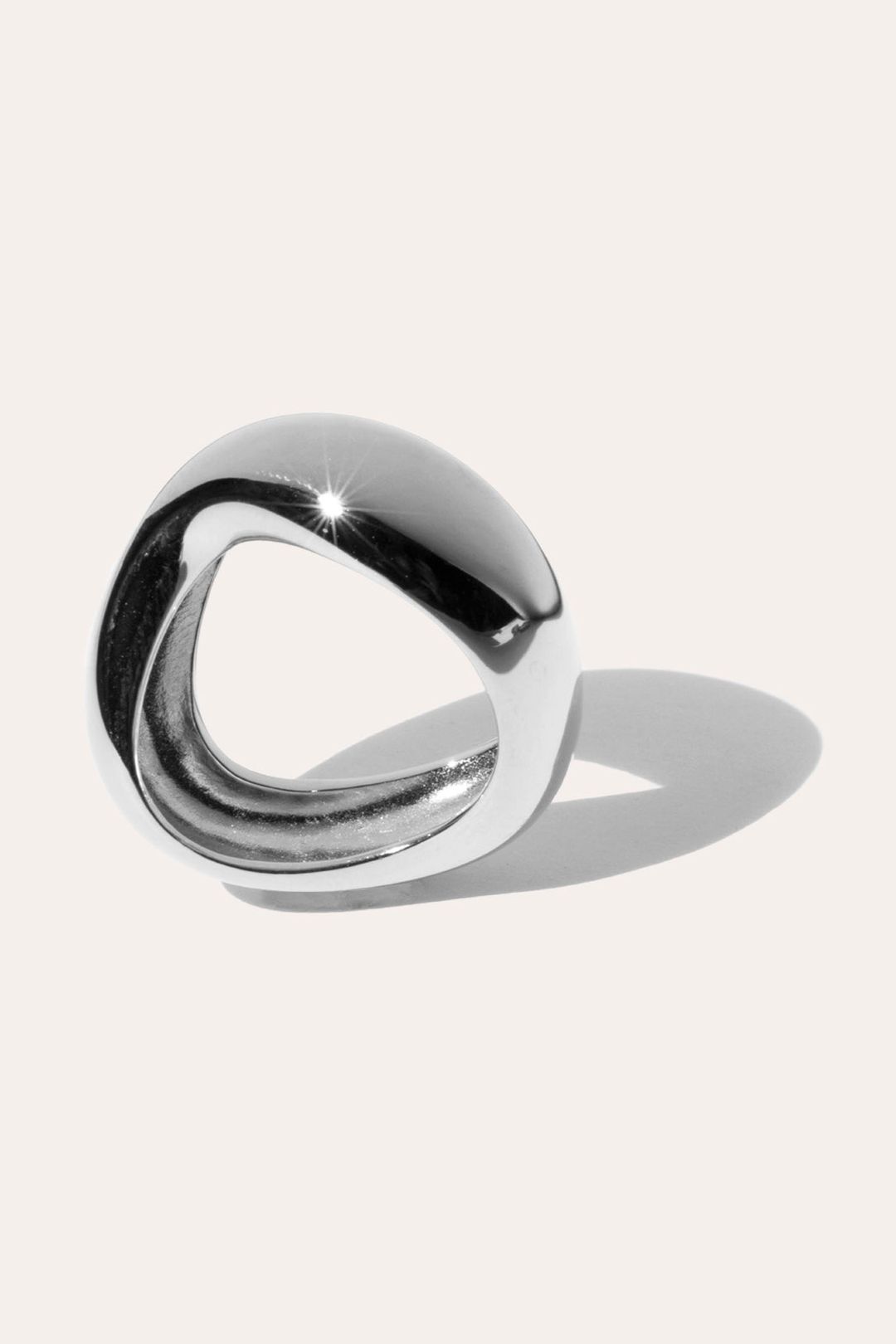 Post‐Capital - Platinum Plated Ring #6