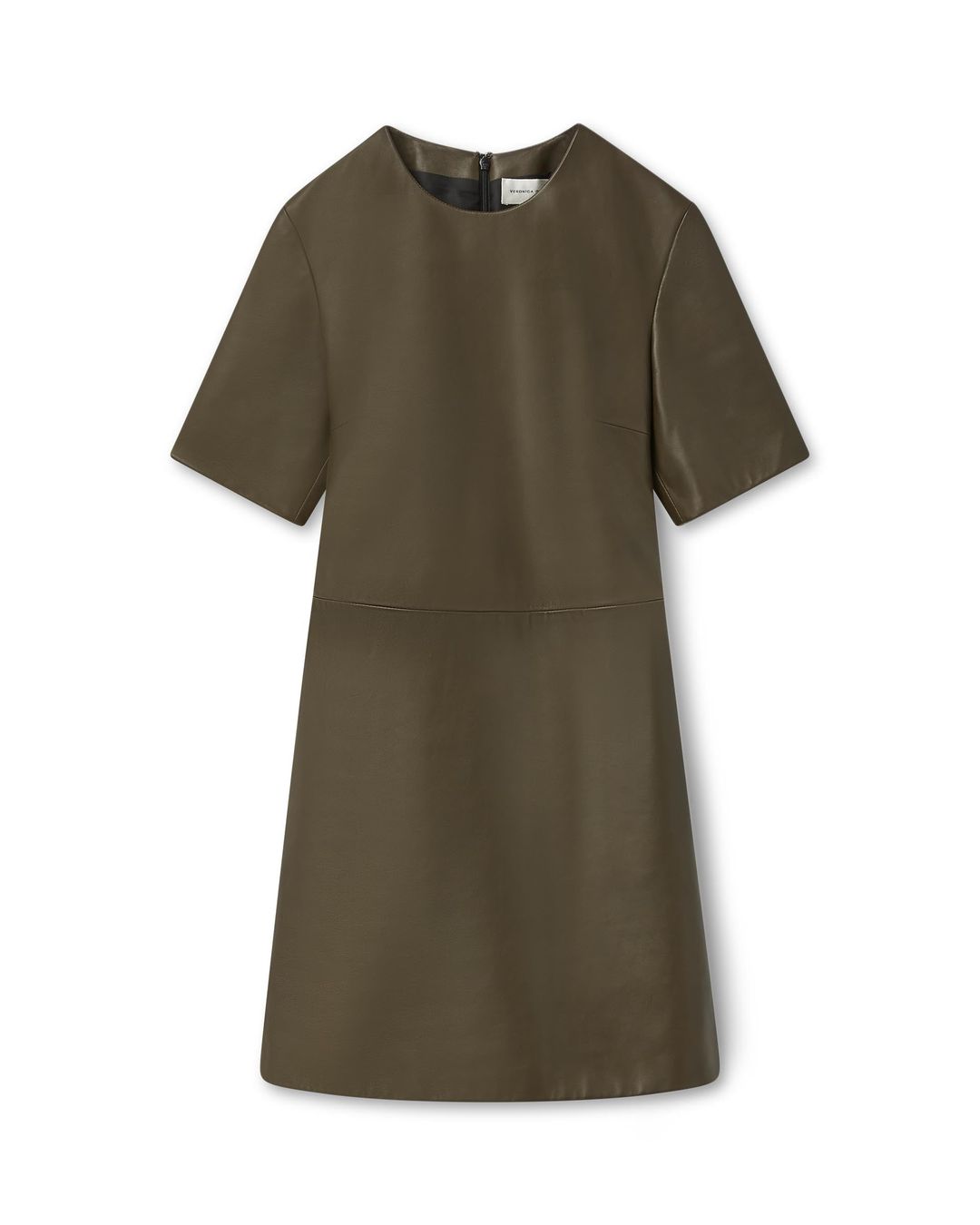 Tabitha Dress in Leather- Tobacco #5