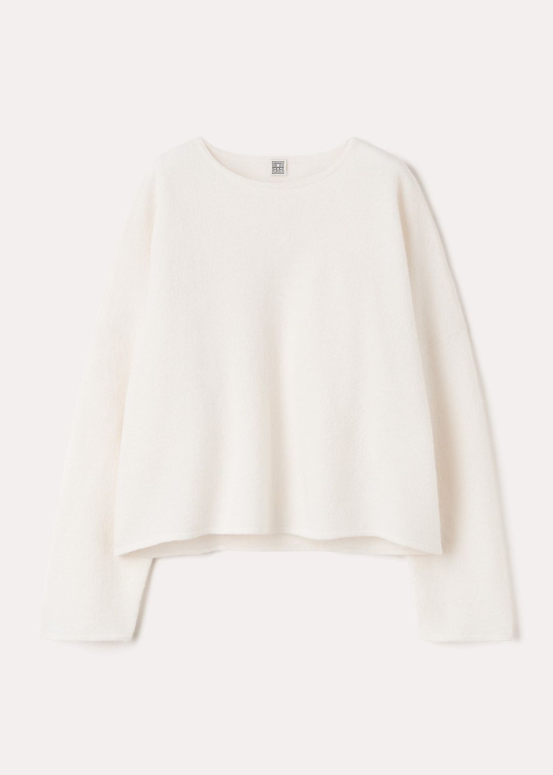 Felted merino knit off-white #3