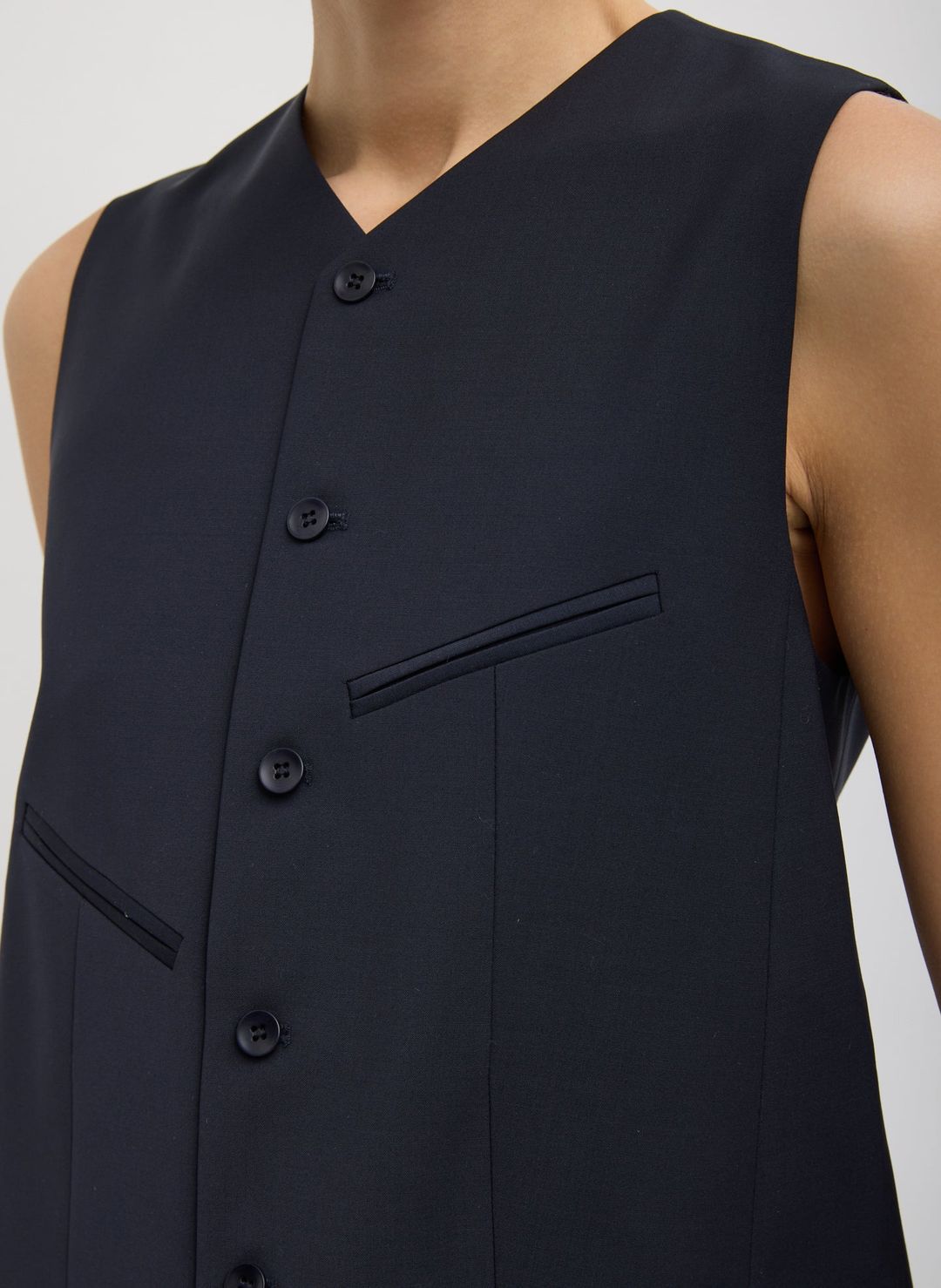 Tropical Wool Easy Vest #2