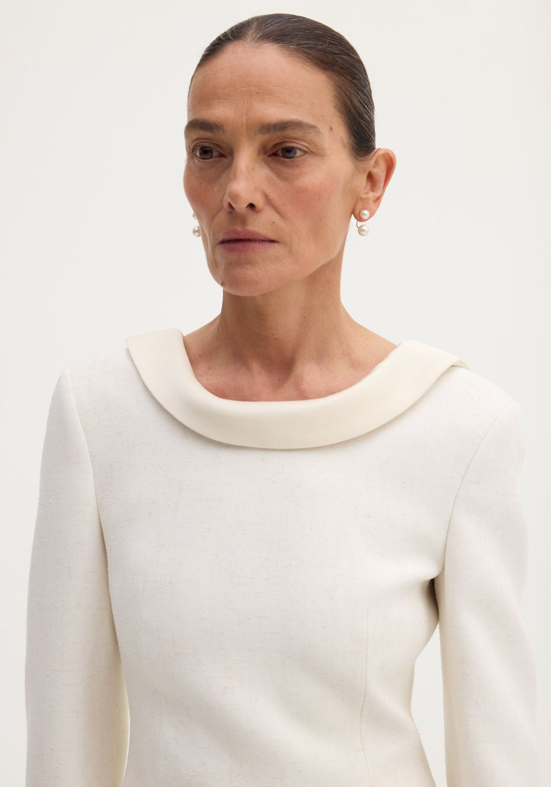Reversed blazer | winter white
