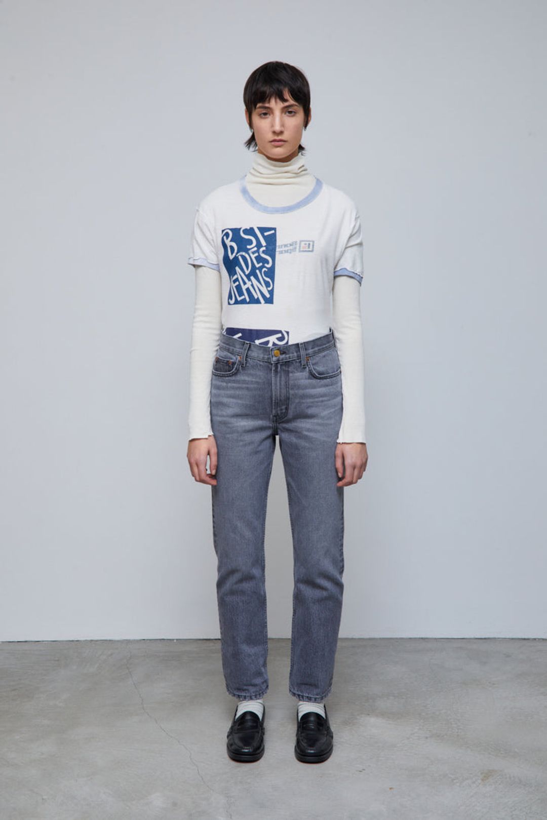 Arts Straight Jean Tracing Grey