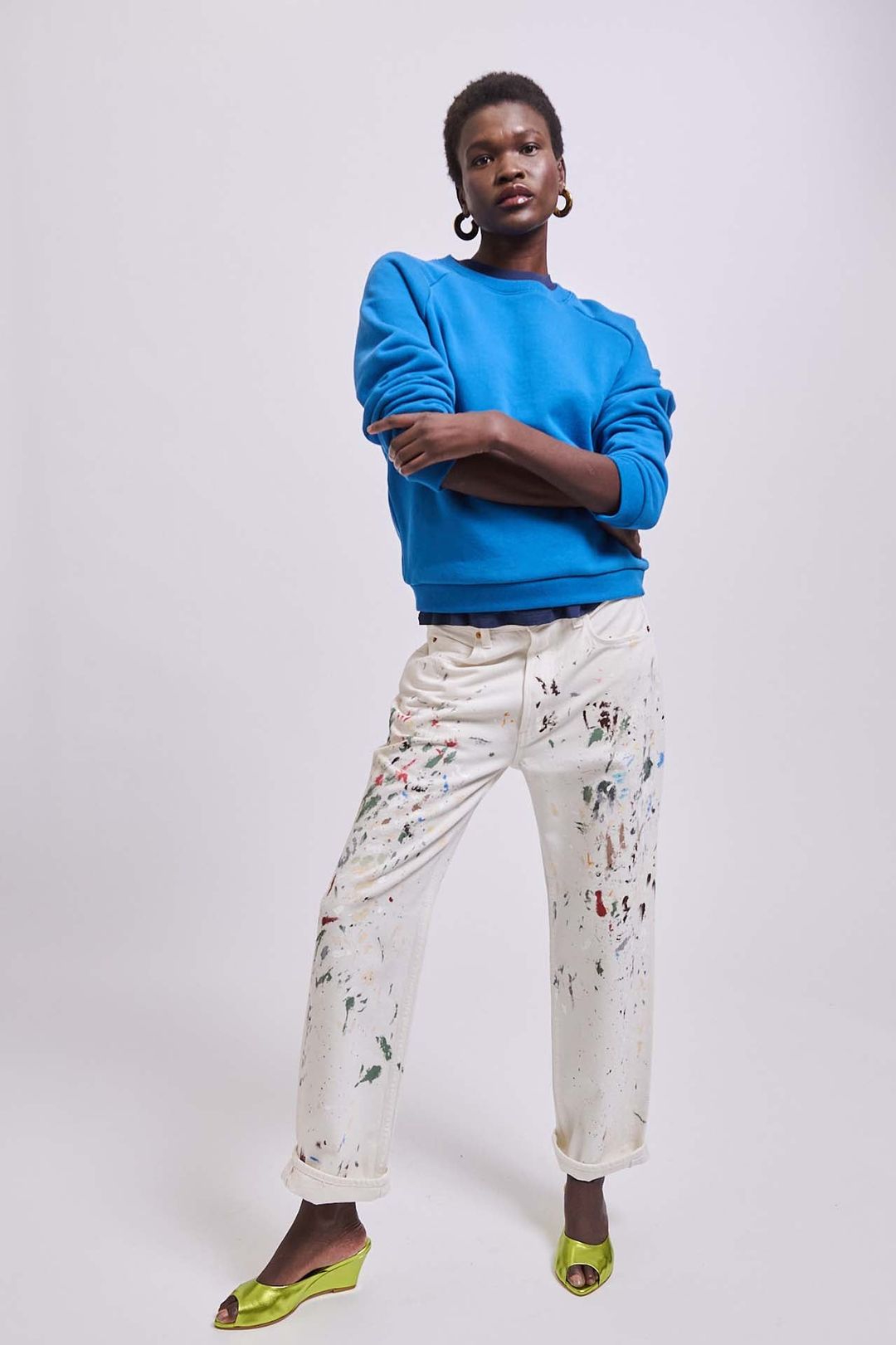 The Daily Sweatshirt in Royal Blue