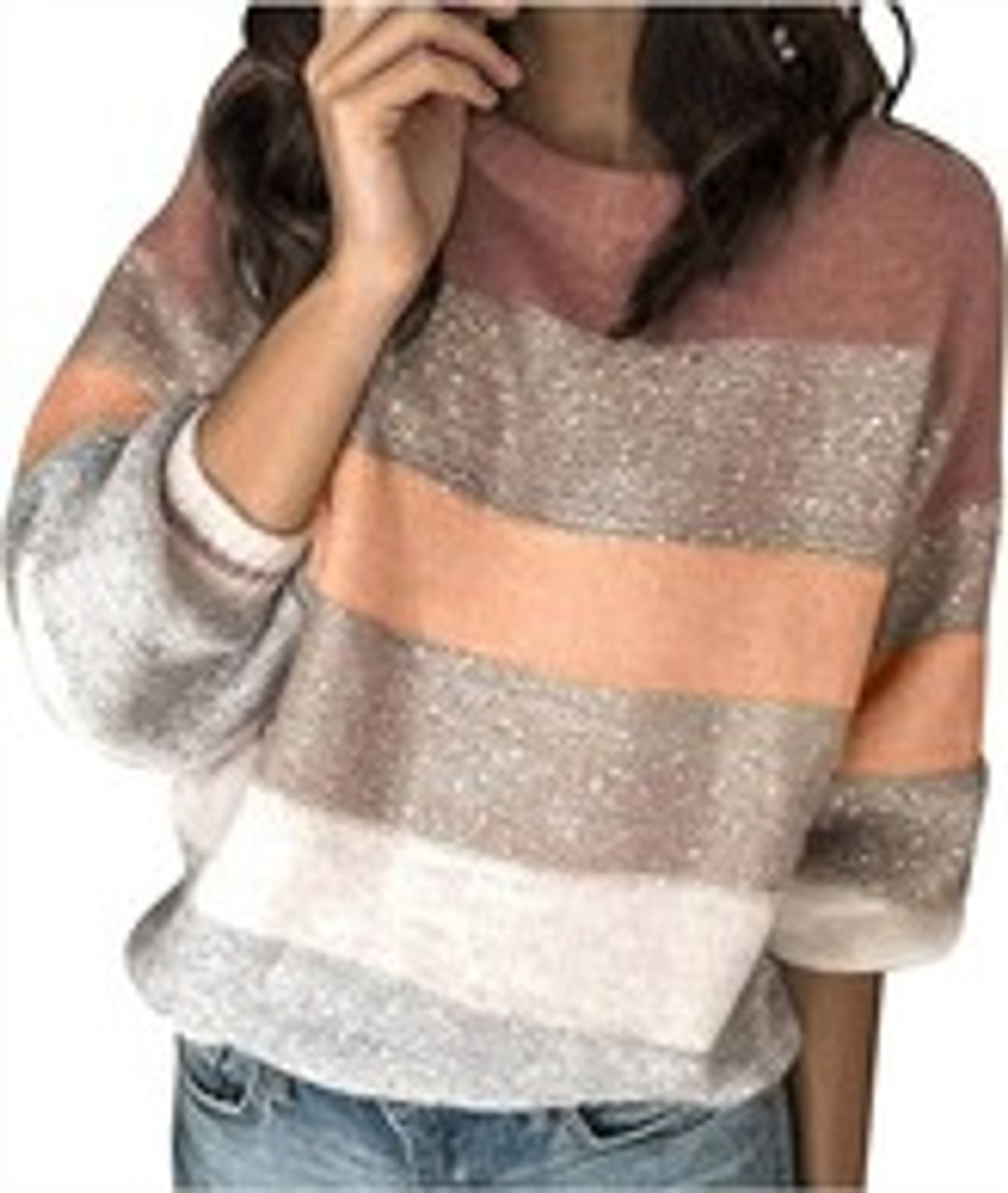 Multicolored Sweater, Size Medium #4