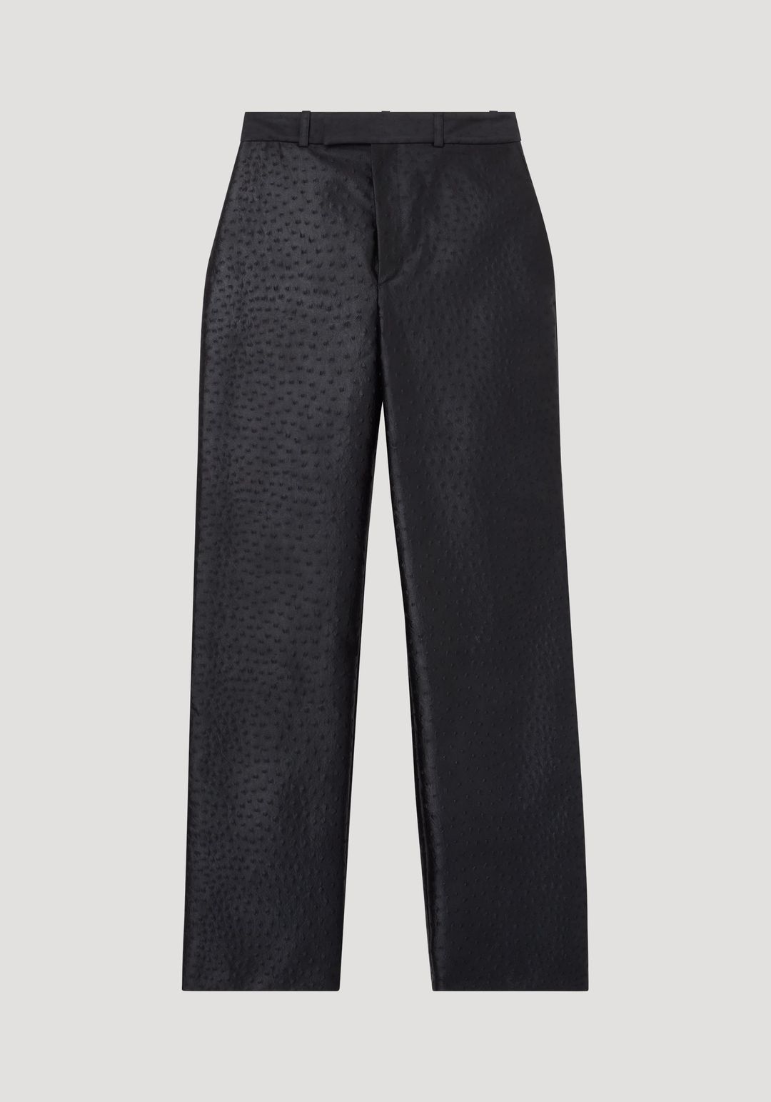 Ostrich Satin Trousers | black