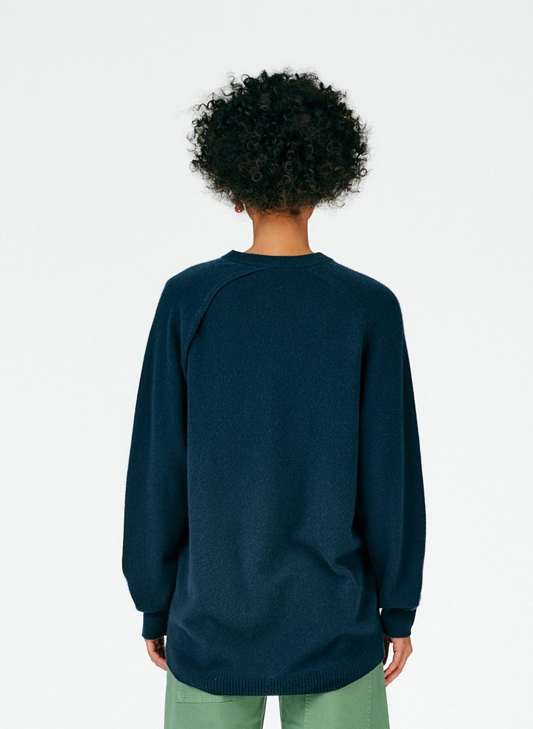 Feather Weight Cashmere Cutout Sleeve Pullover #15