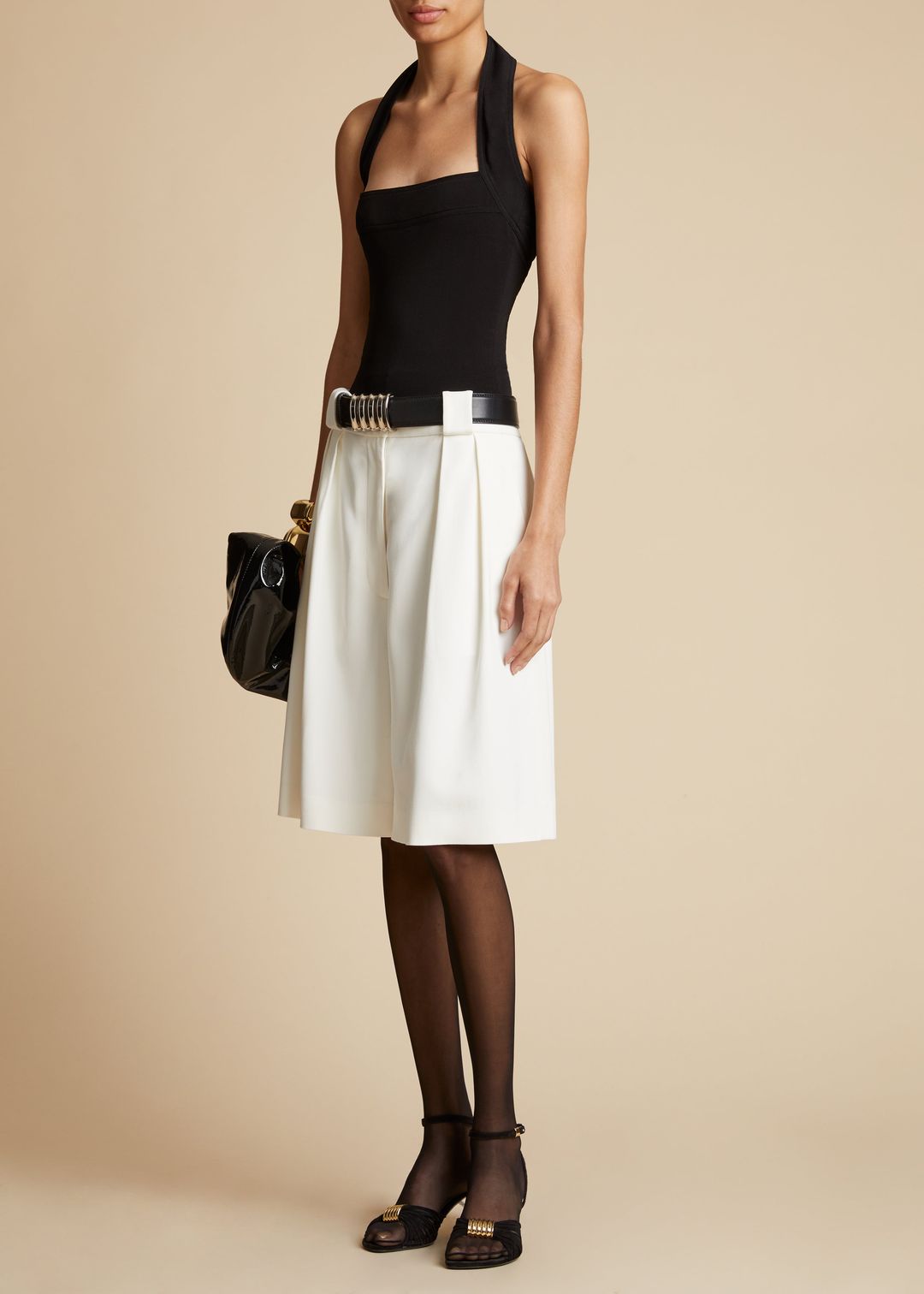 The Sola Bodysuit in Black