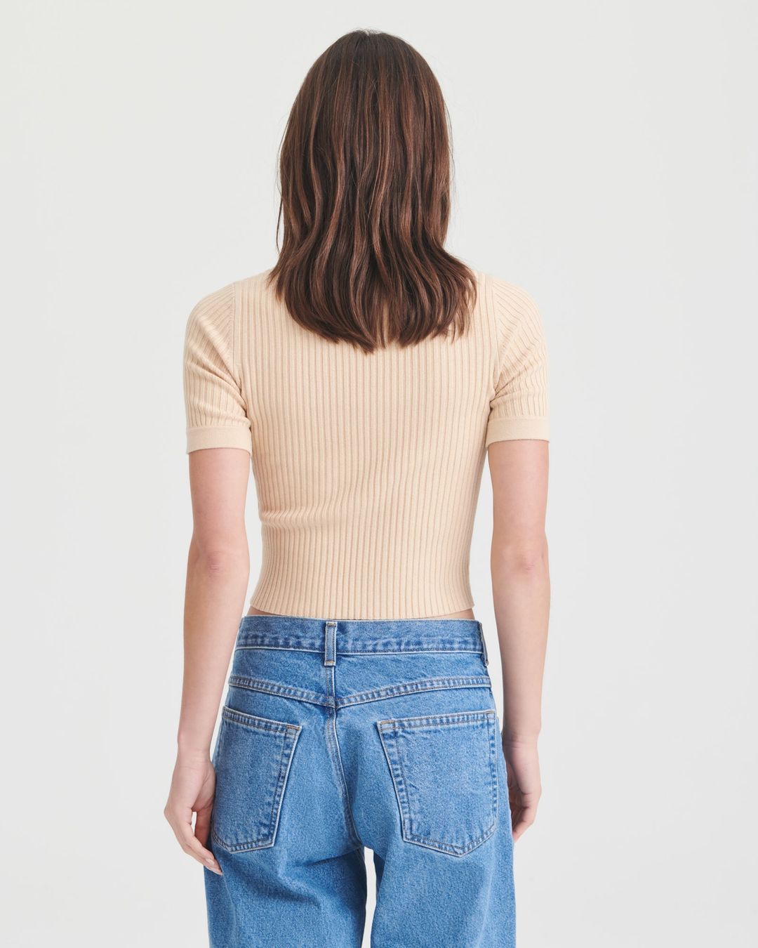Silk Cashmere Short Sleeve Tee #9