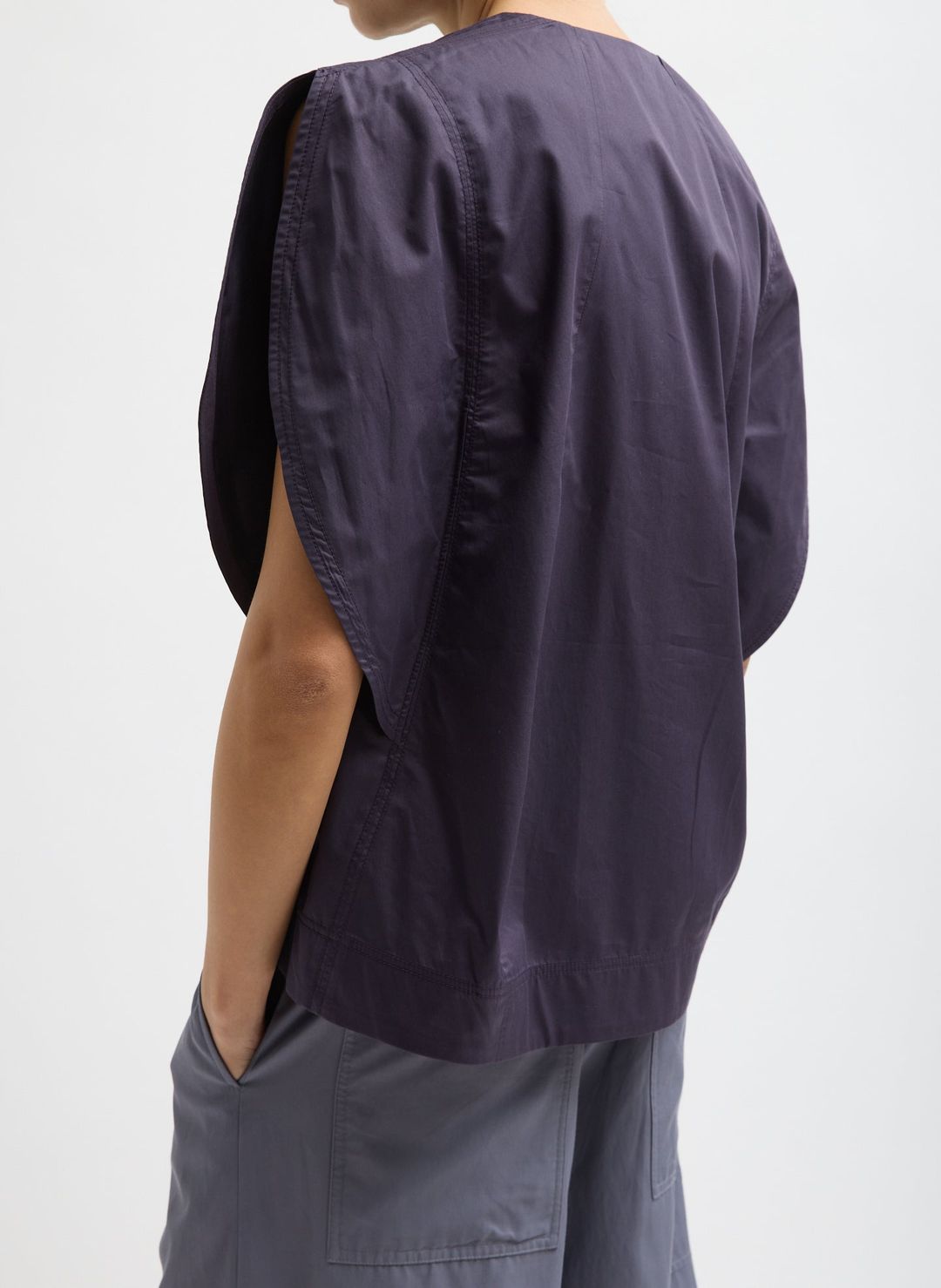 Eco Poplin Balloon Origami Top #5
