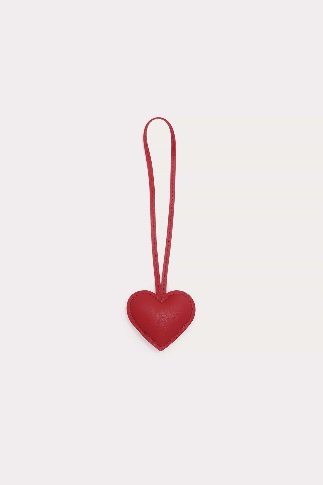 Puffed Heart Bag Charm #4