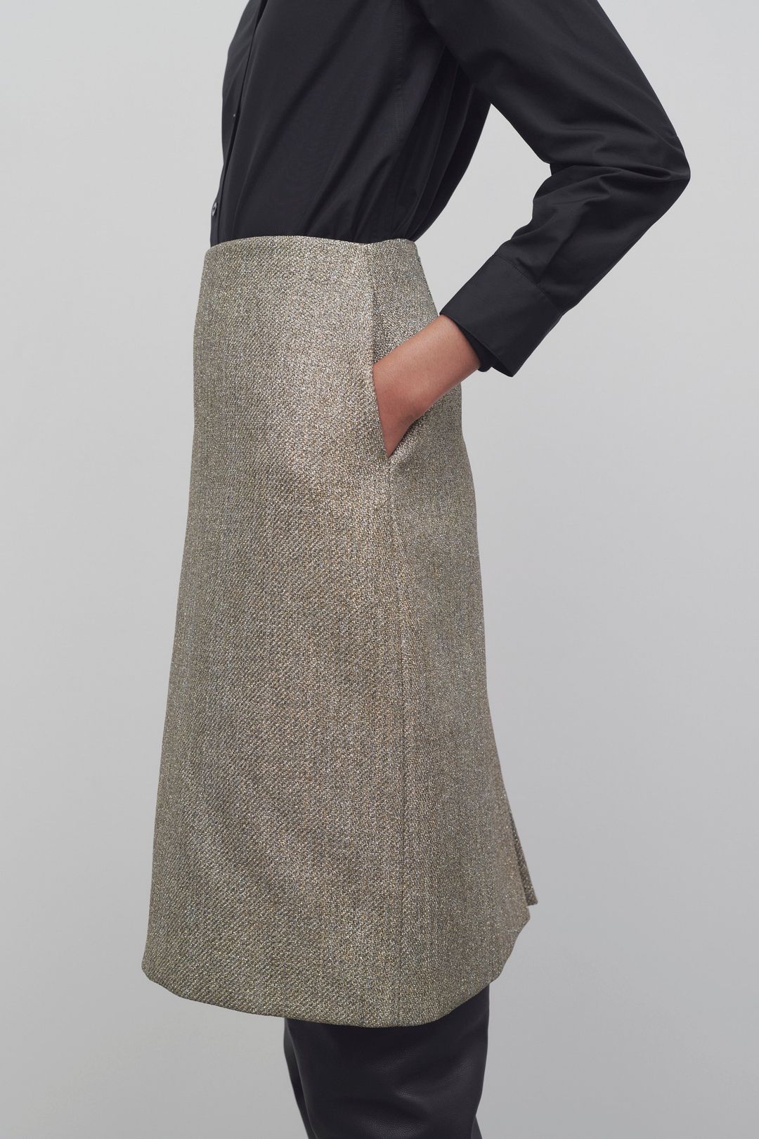 Corinna Skirt in Lurex Canvas #6