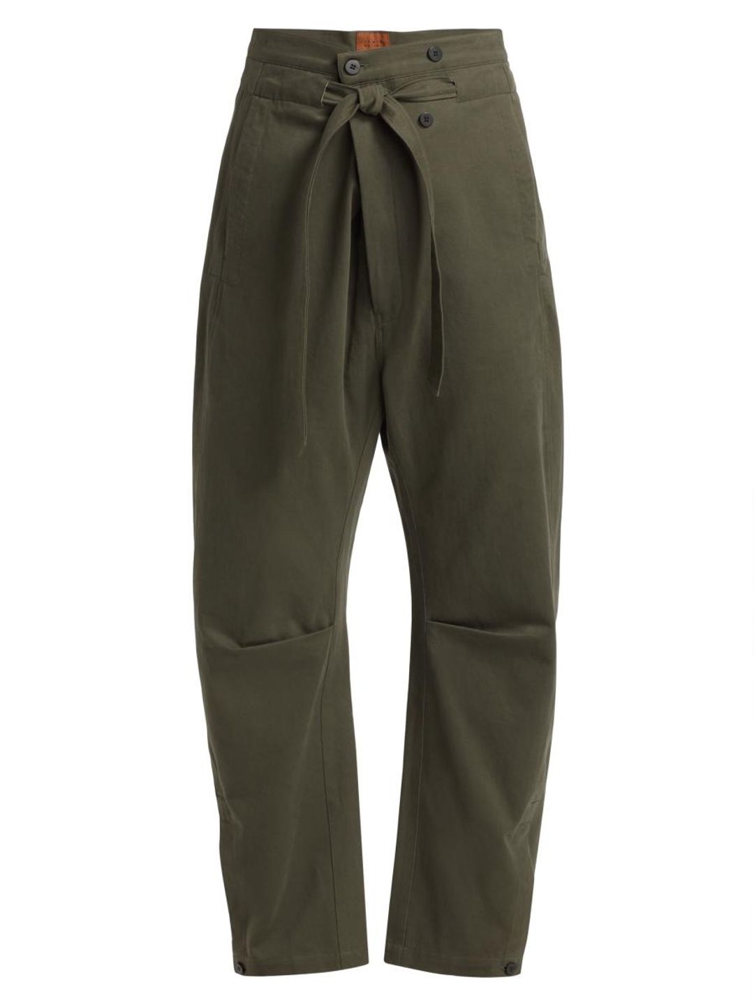 Everything Tie-Waist Barrel-Leg Pants