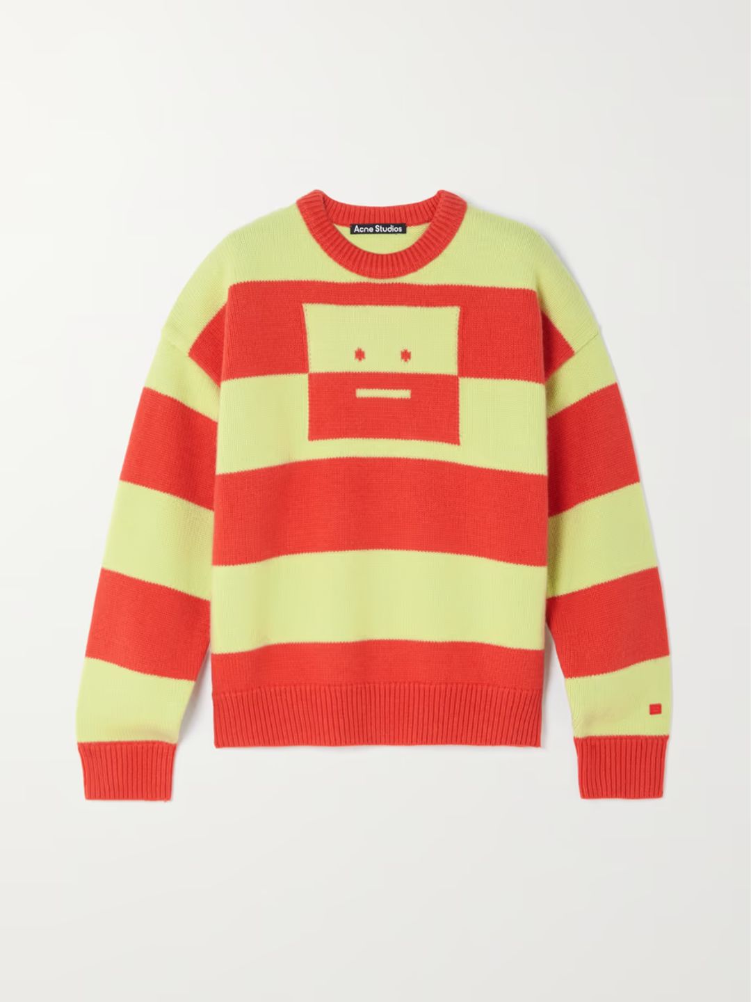 Intarsia wool sweater