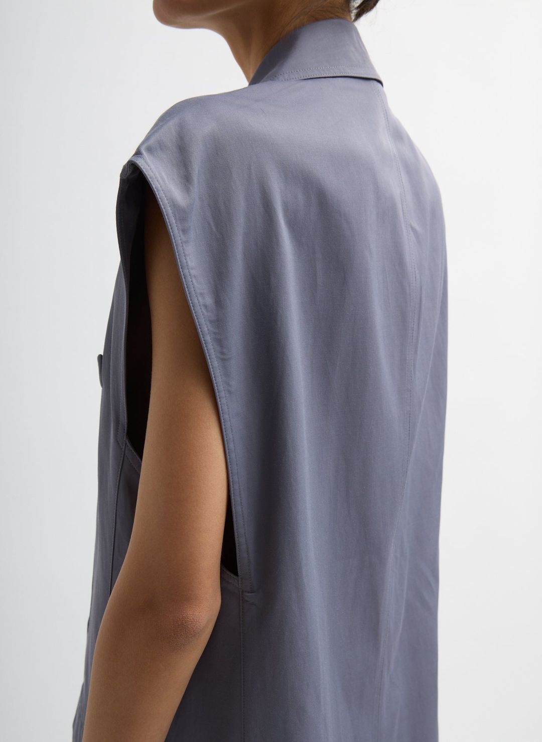 Drapey Suiting Oversized Double Breasted Vest #7