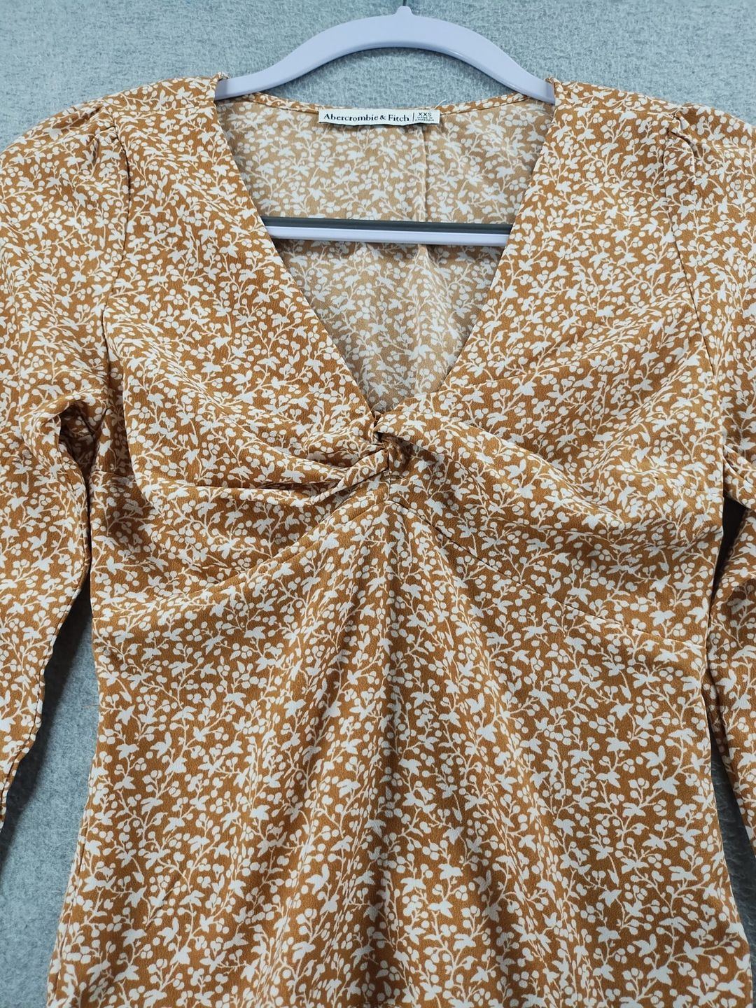 Abercrombie & Fitch Floral Crop Longsleeve Top #6