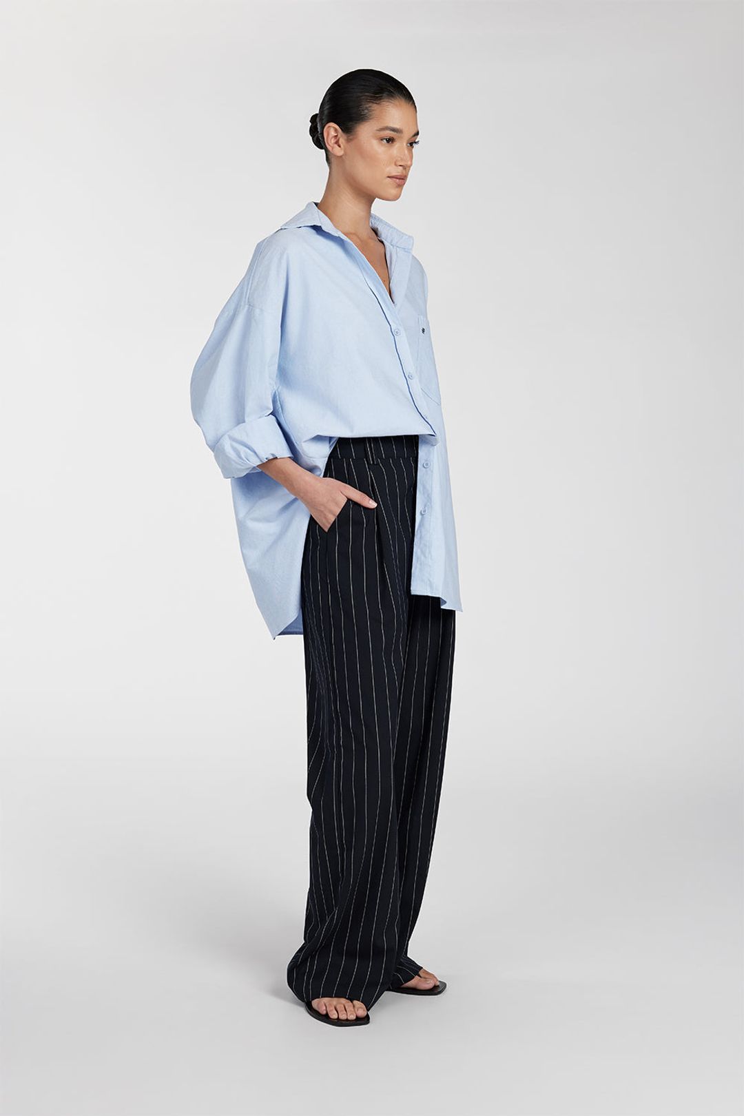 SANDER NAVY STRIPE PANT #3