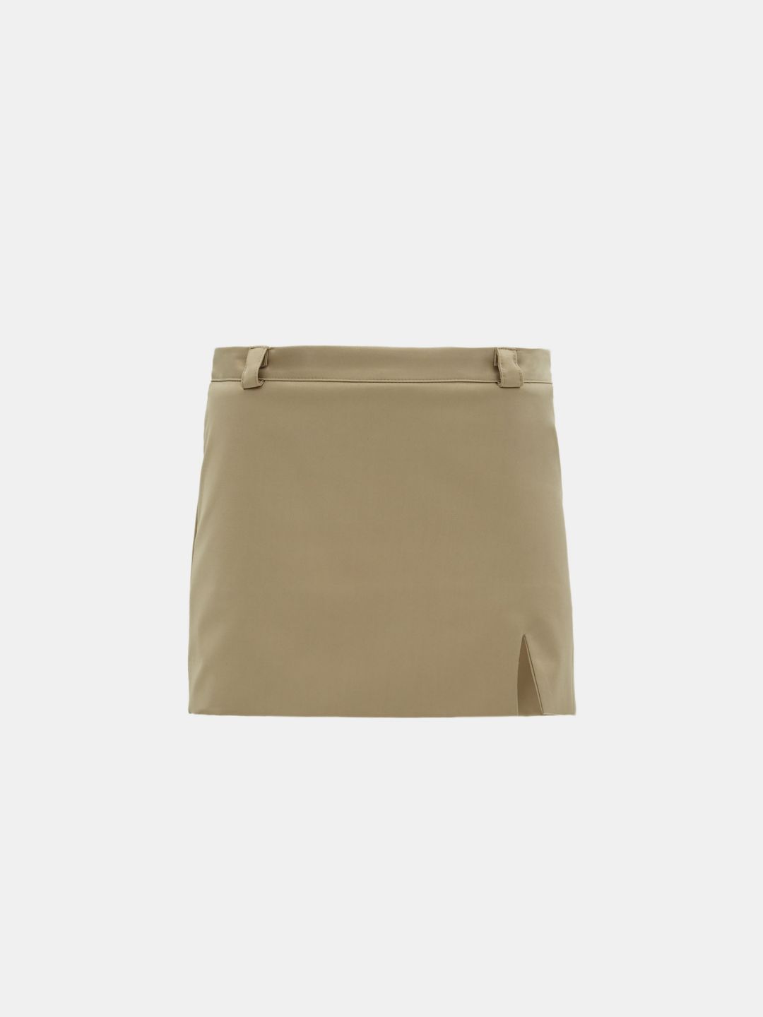 Slit Suit Mini Skirt, Tan Beige #5