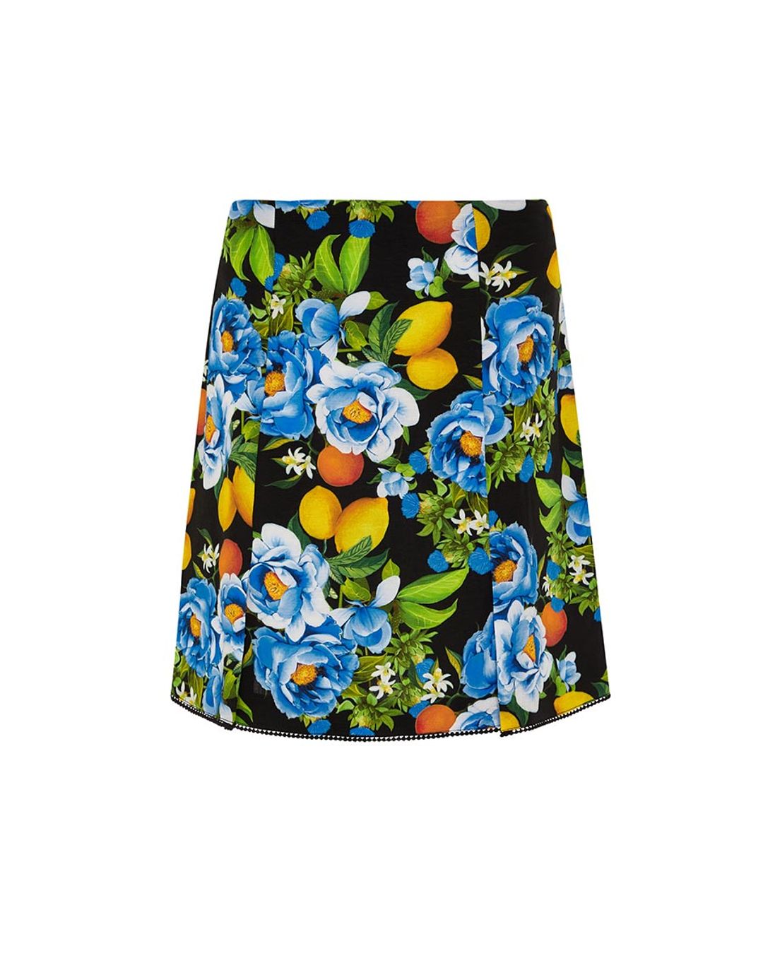 Analu Linen Mini Skirt - Peonia Black #5